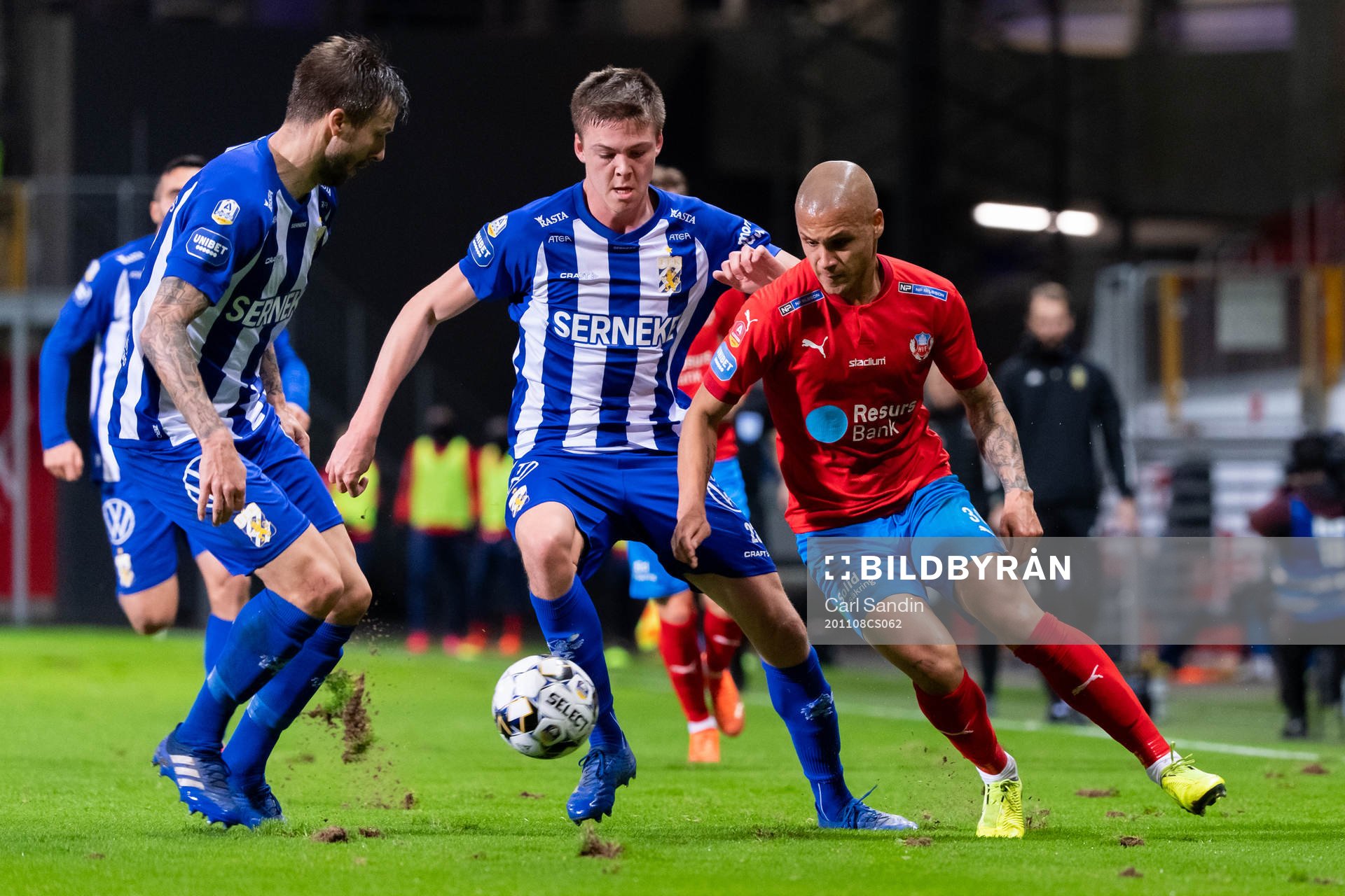 IFK Göteborg Emil Holm och Helsingborgs Anthony van