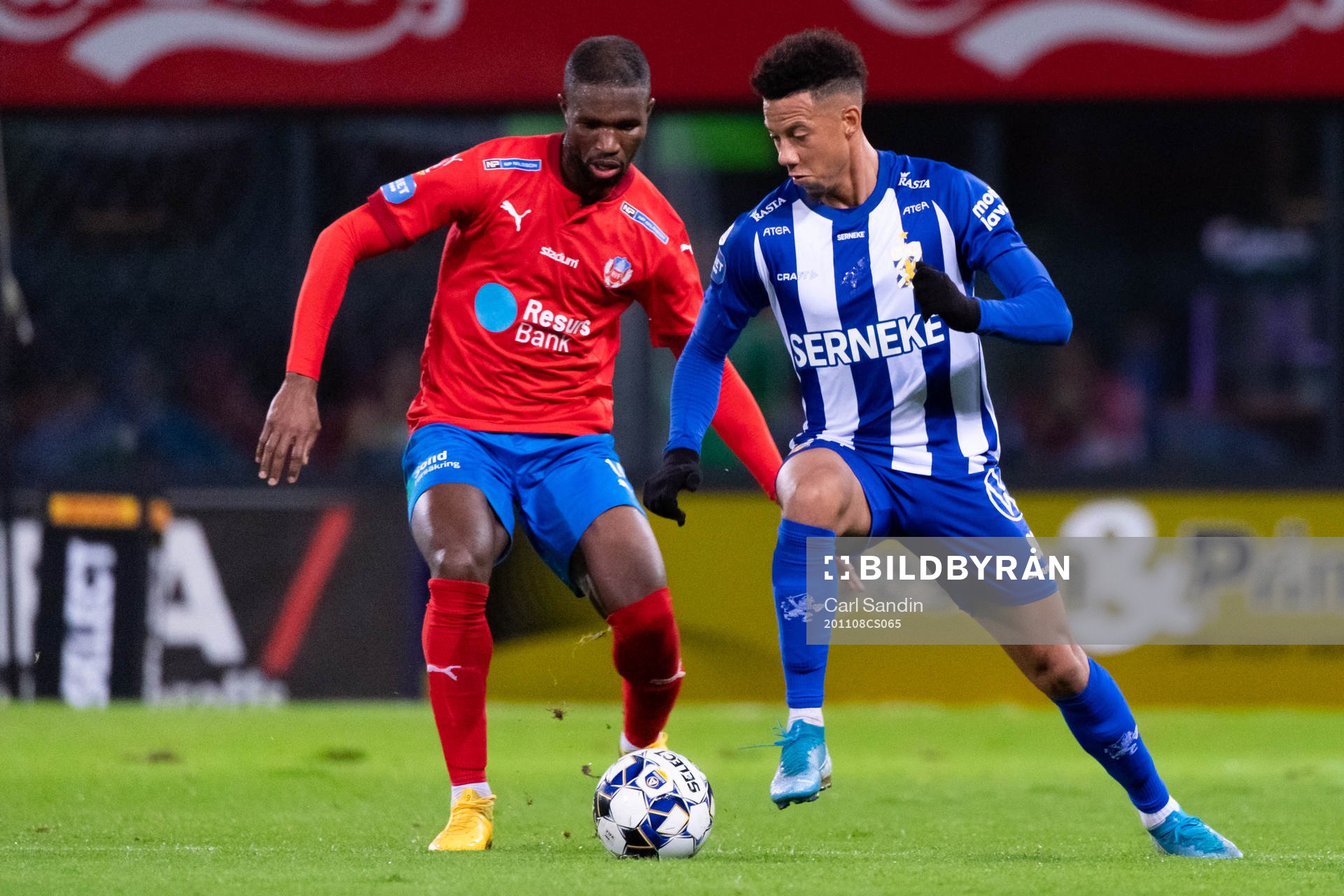 Helsingborgs Mohammed Abubakari och IFK Göteborg Tobias