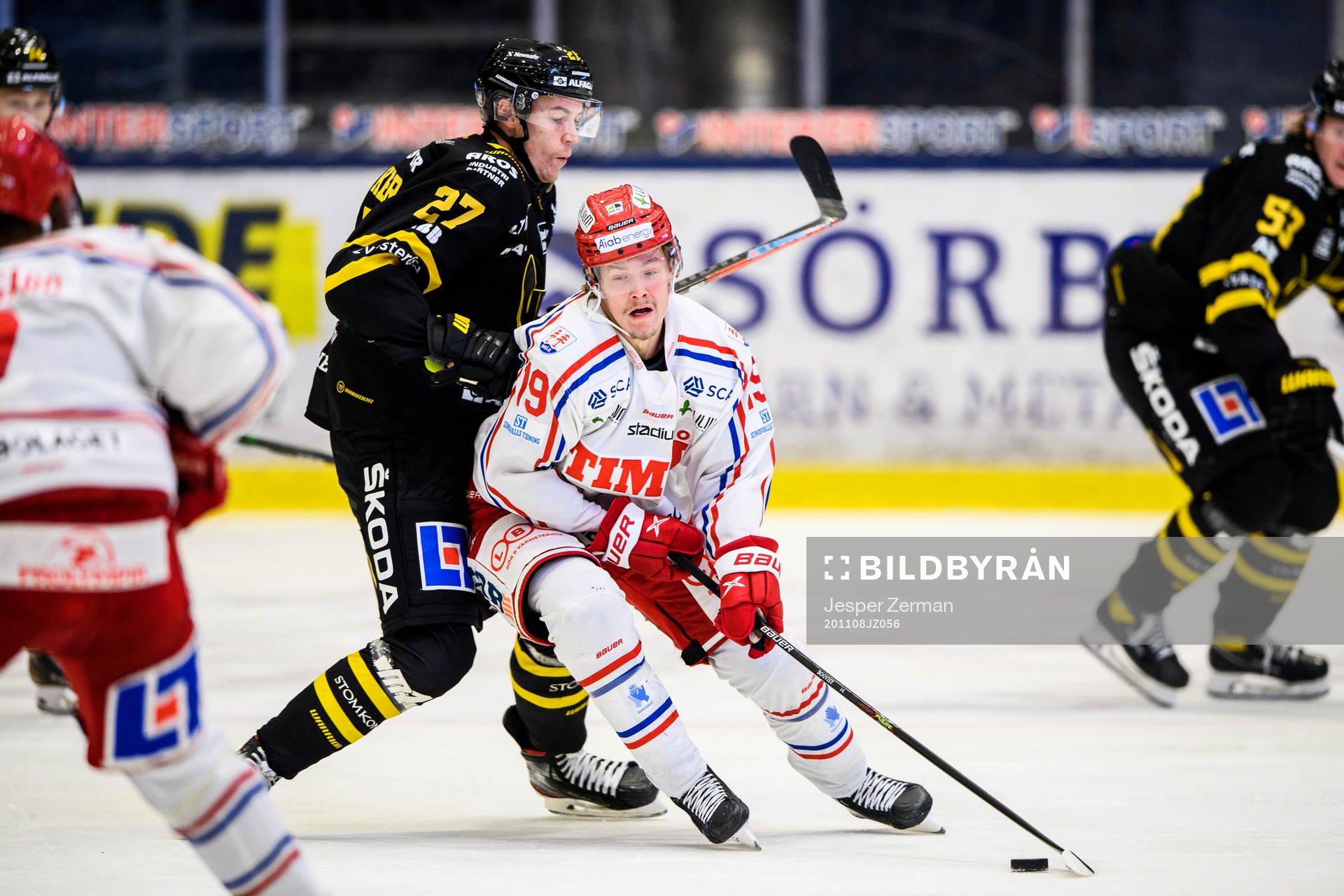 Västerås Sebastian Benker och Timrås Jesper Boqvist