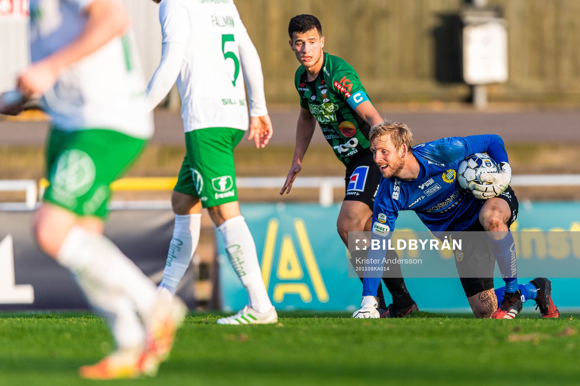 Hammarbys målvakt David Ousted