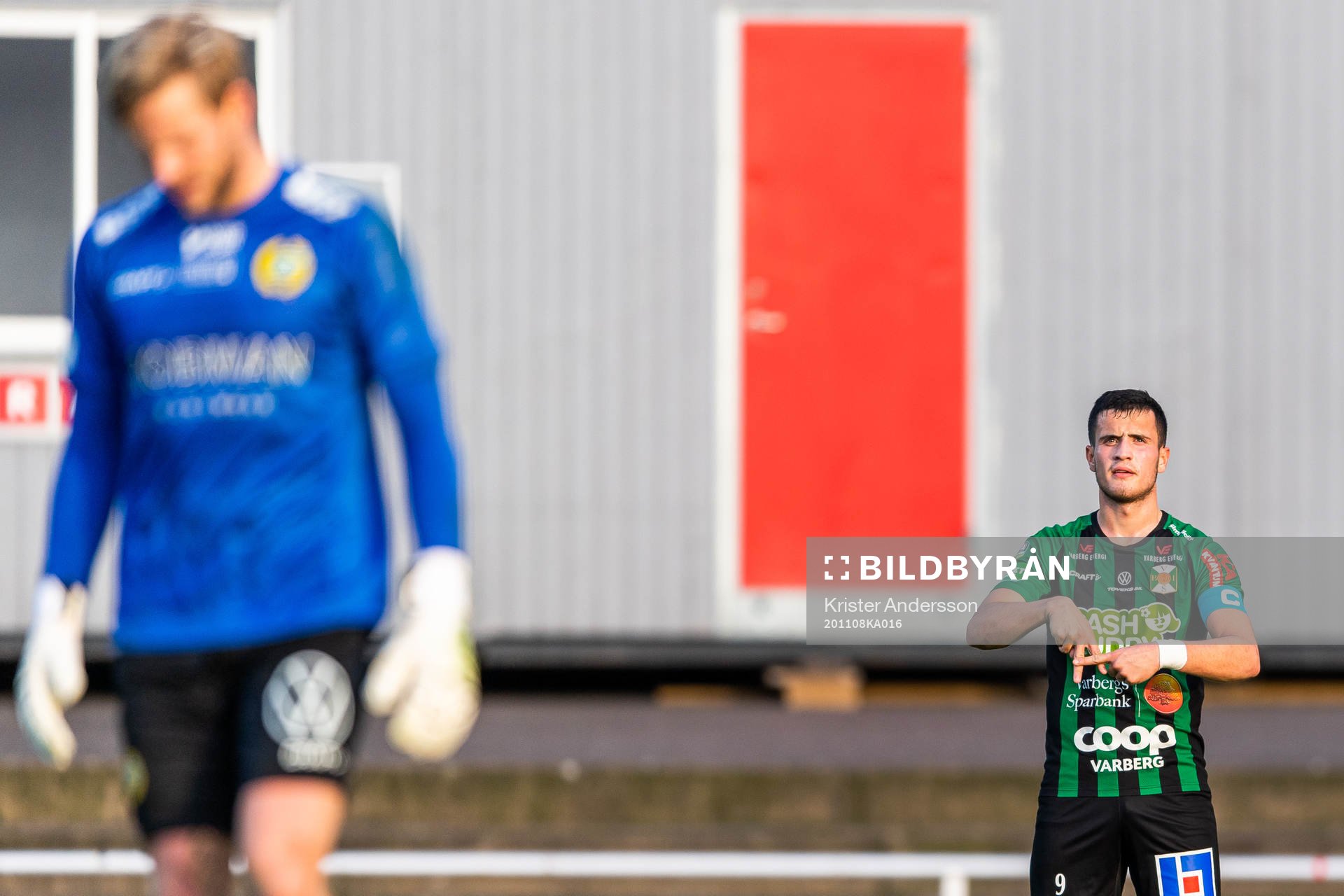 Varbergs Astrit Selmani jublar