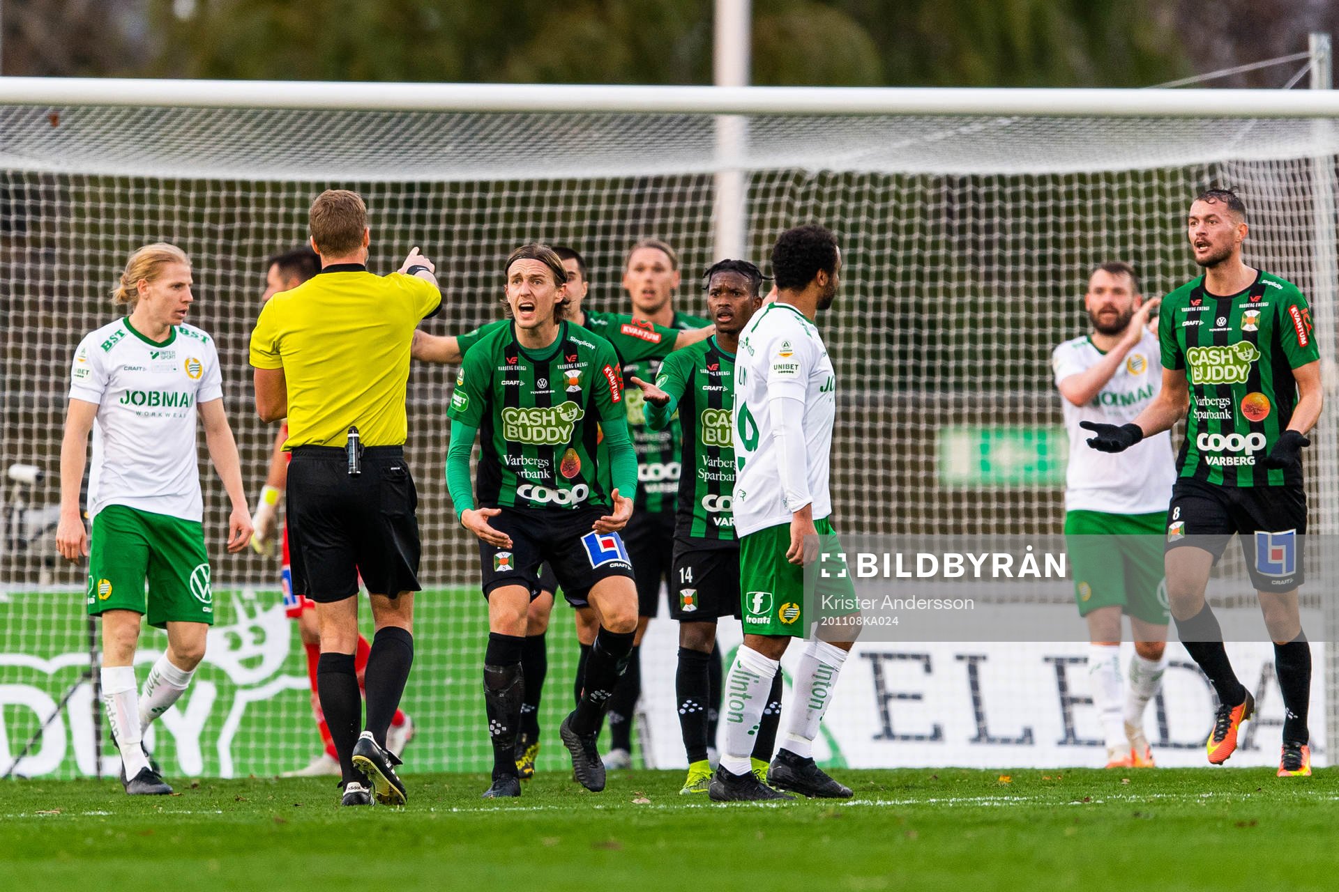 Varbergs spelare reagerar
