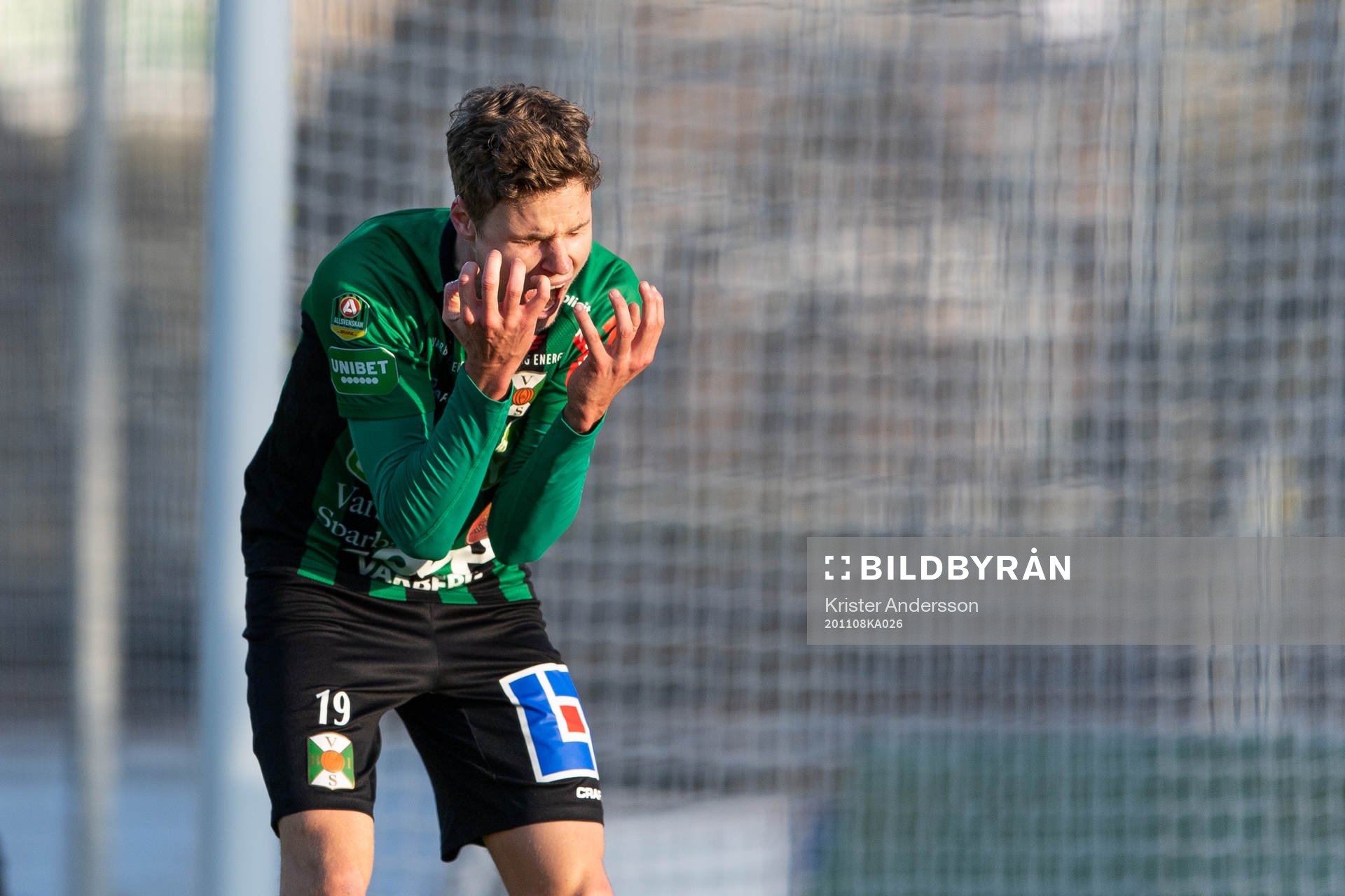 Varbergs Gustav Norlin deppar