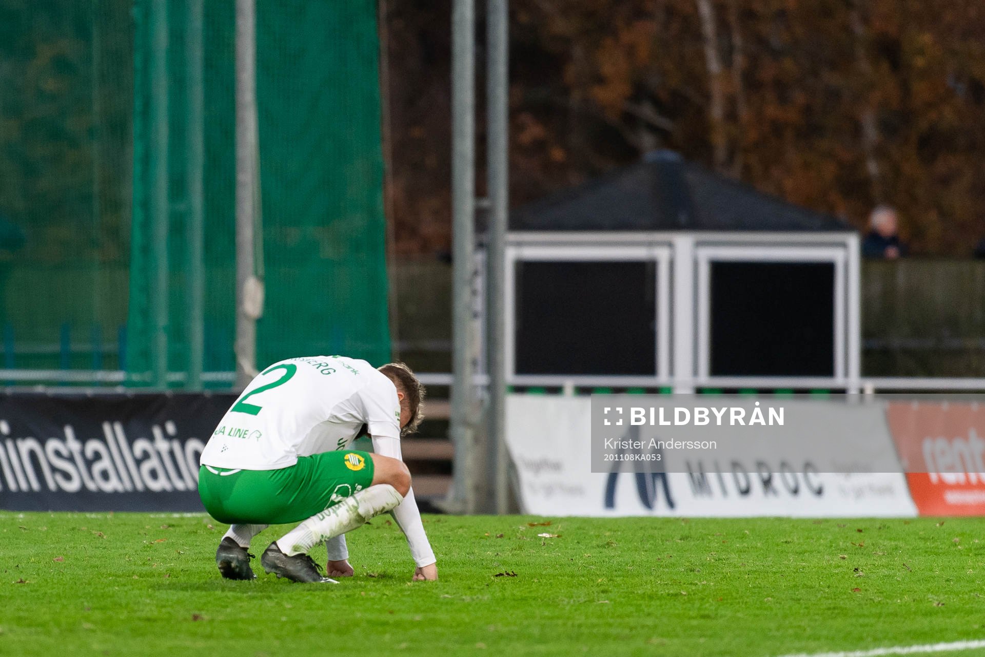 Hammarbys Simon Sandberg deppar