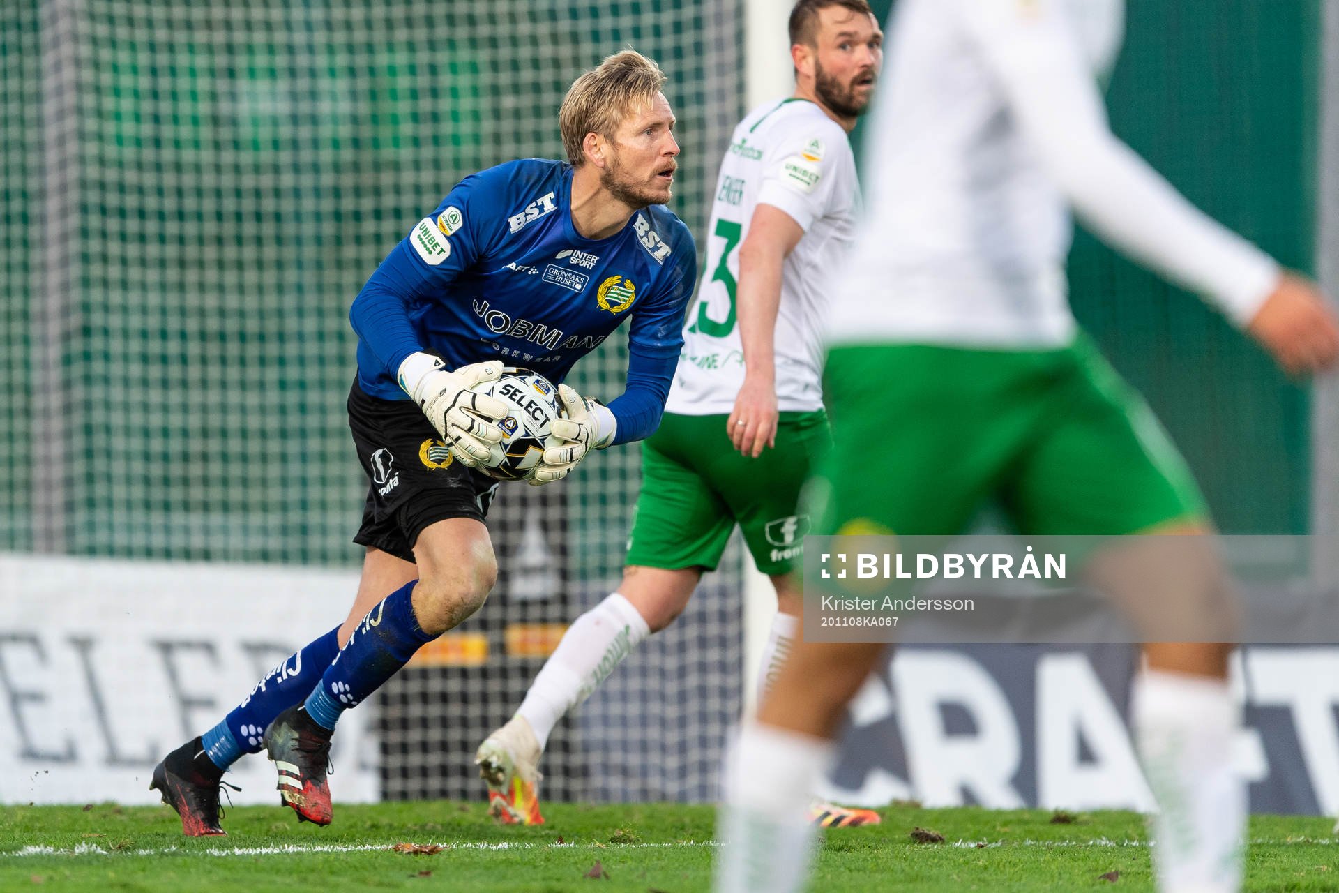 Hammarbys målvakt David Ousted