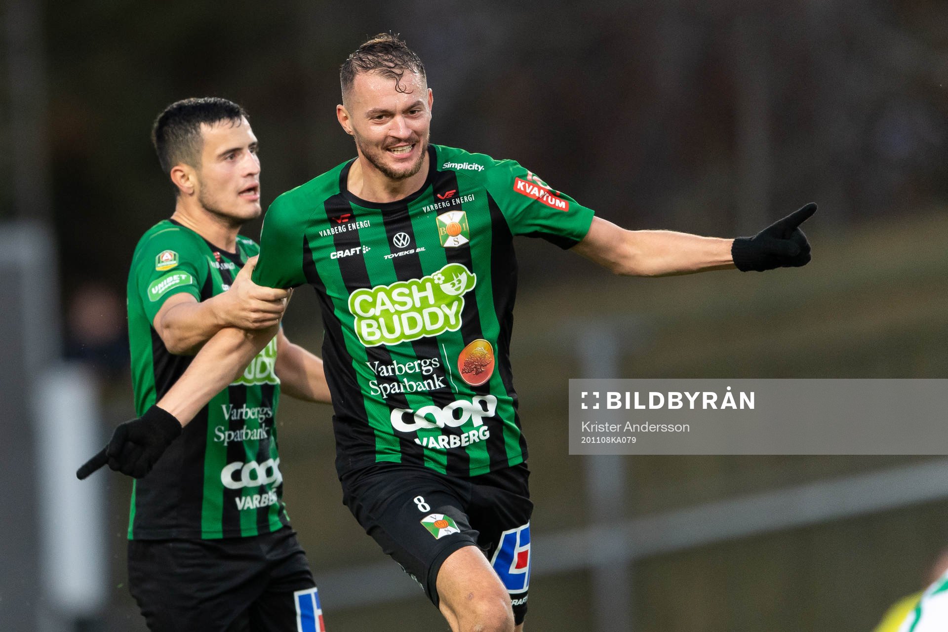 Varbergs Albert Ejupi jublar