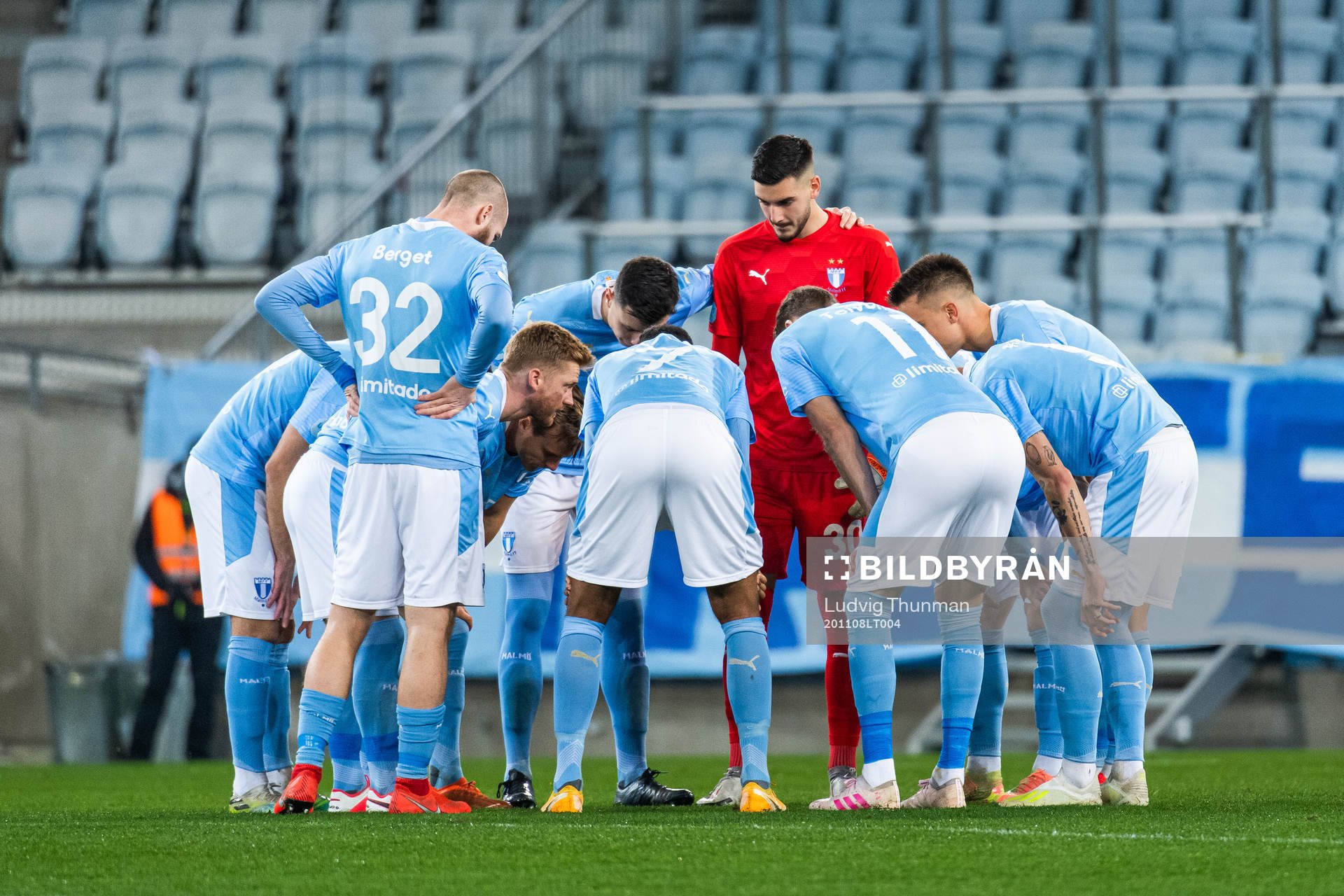Malmö FFs spelare samlas