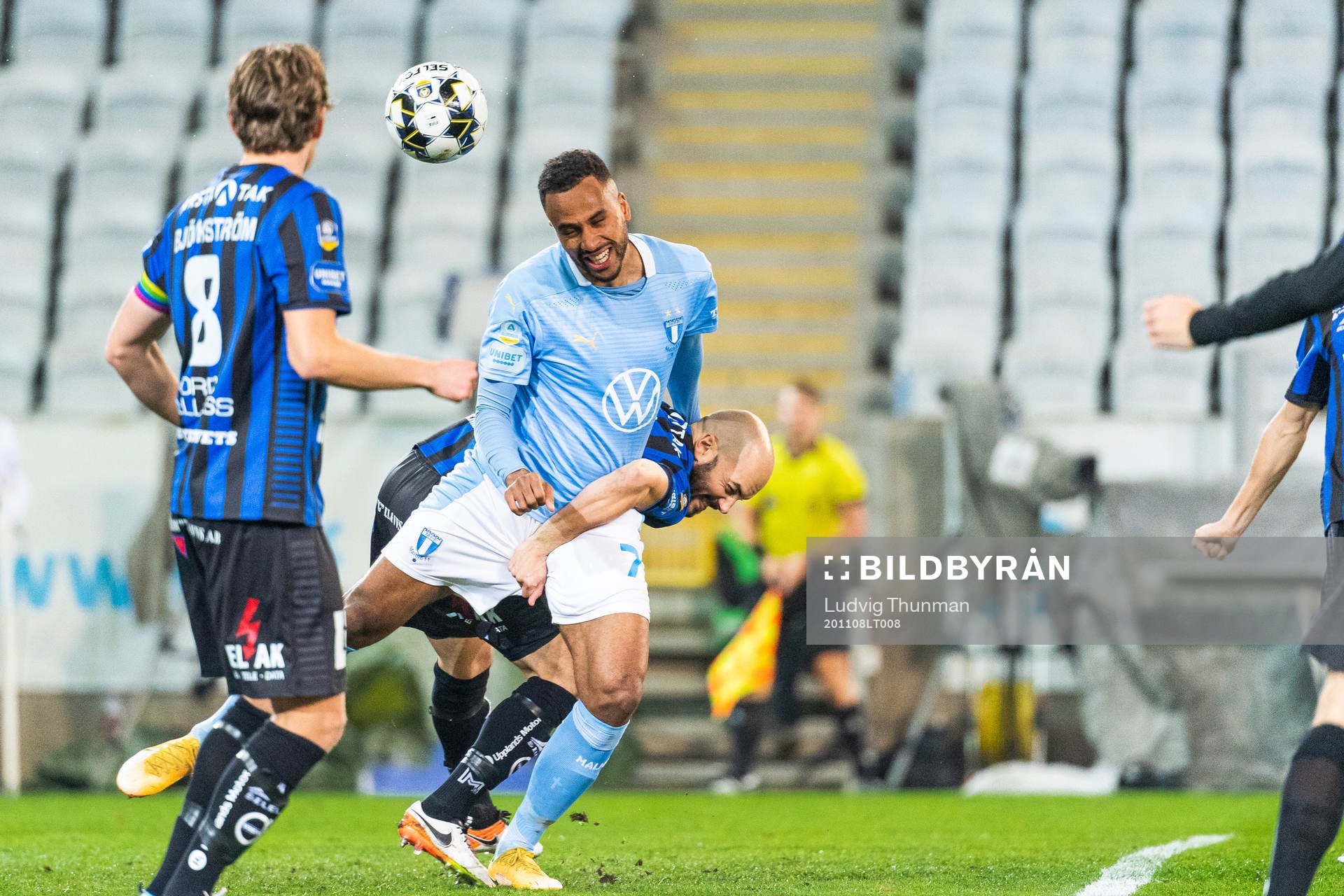 Malmö FFs  Isaac Kiese Thelin gör 1-0