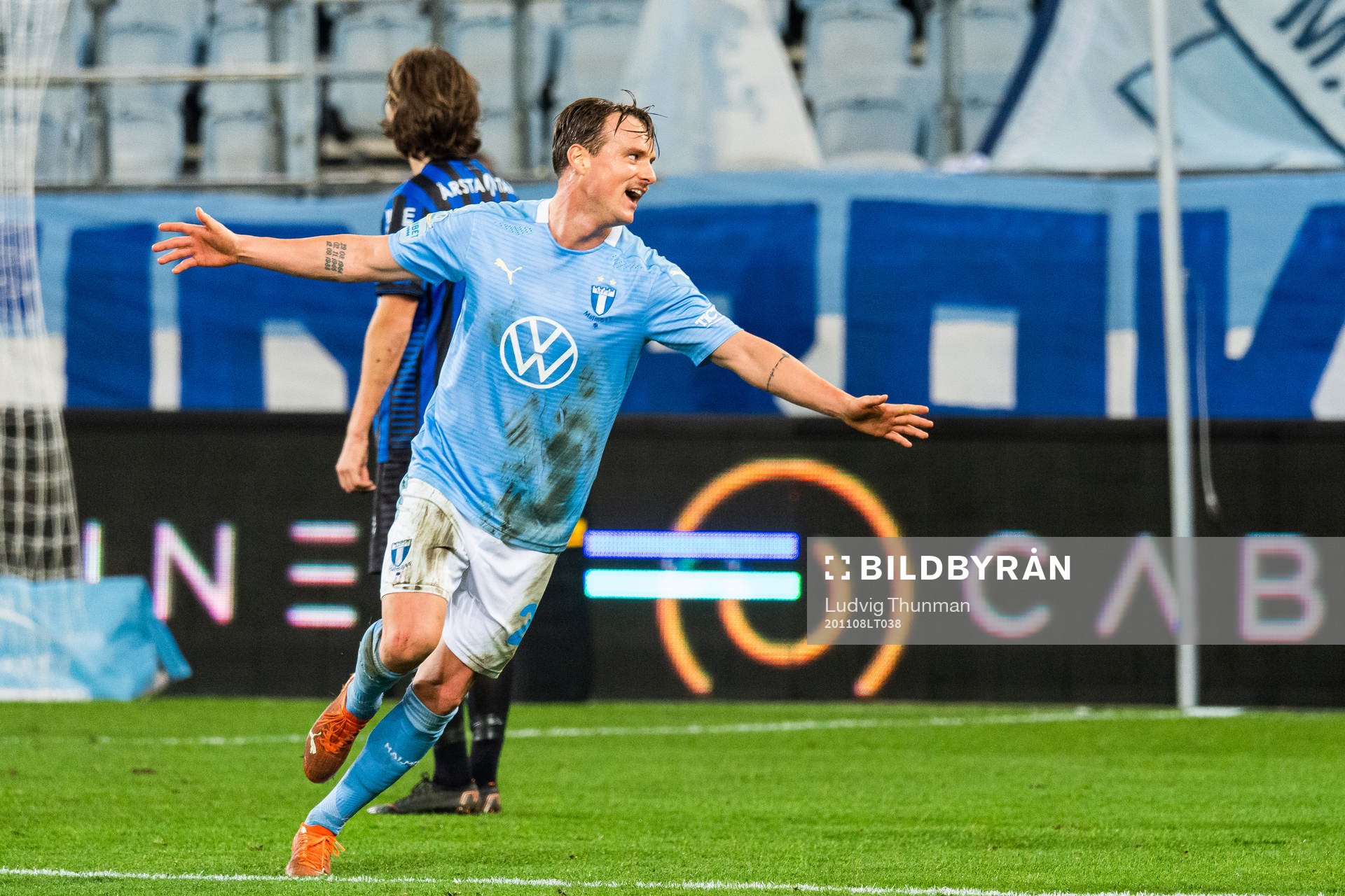 Malmö FFs Eric Larsson jublar