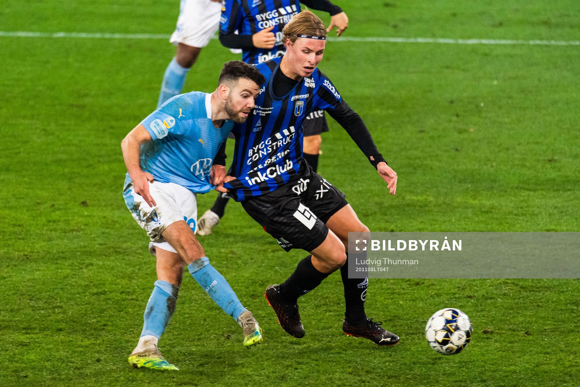 Malmö FFs Erdal Rakip och Sirius Noel Hansson