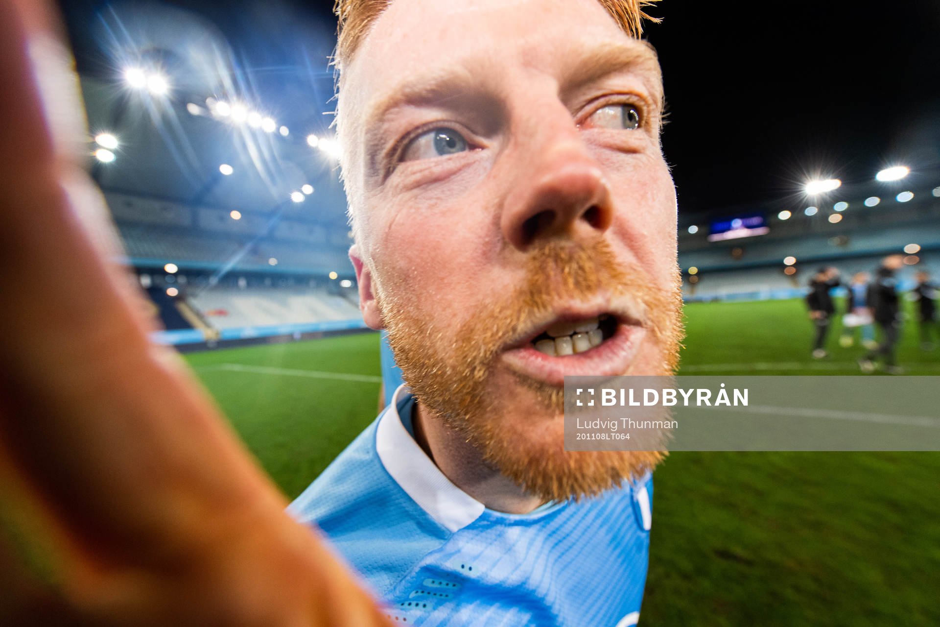 Malmö FFs Anders Christiansen jublar över SM-guldet