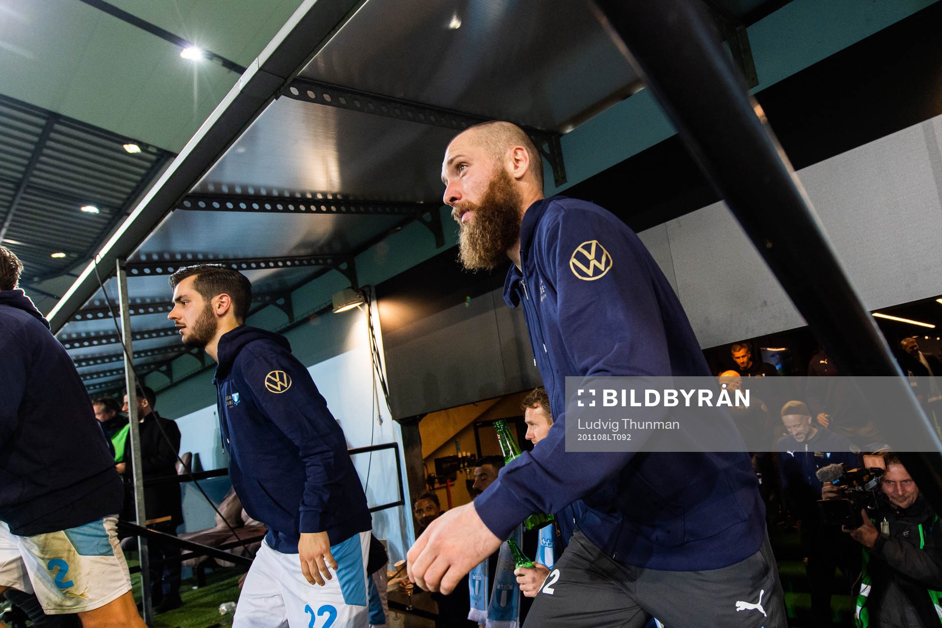 Malmö FFs Jo Inge Berget jublar över SM-guldet