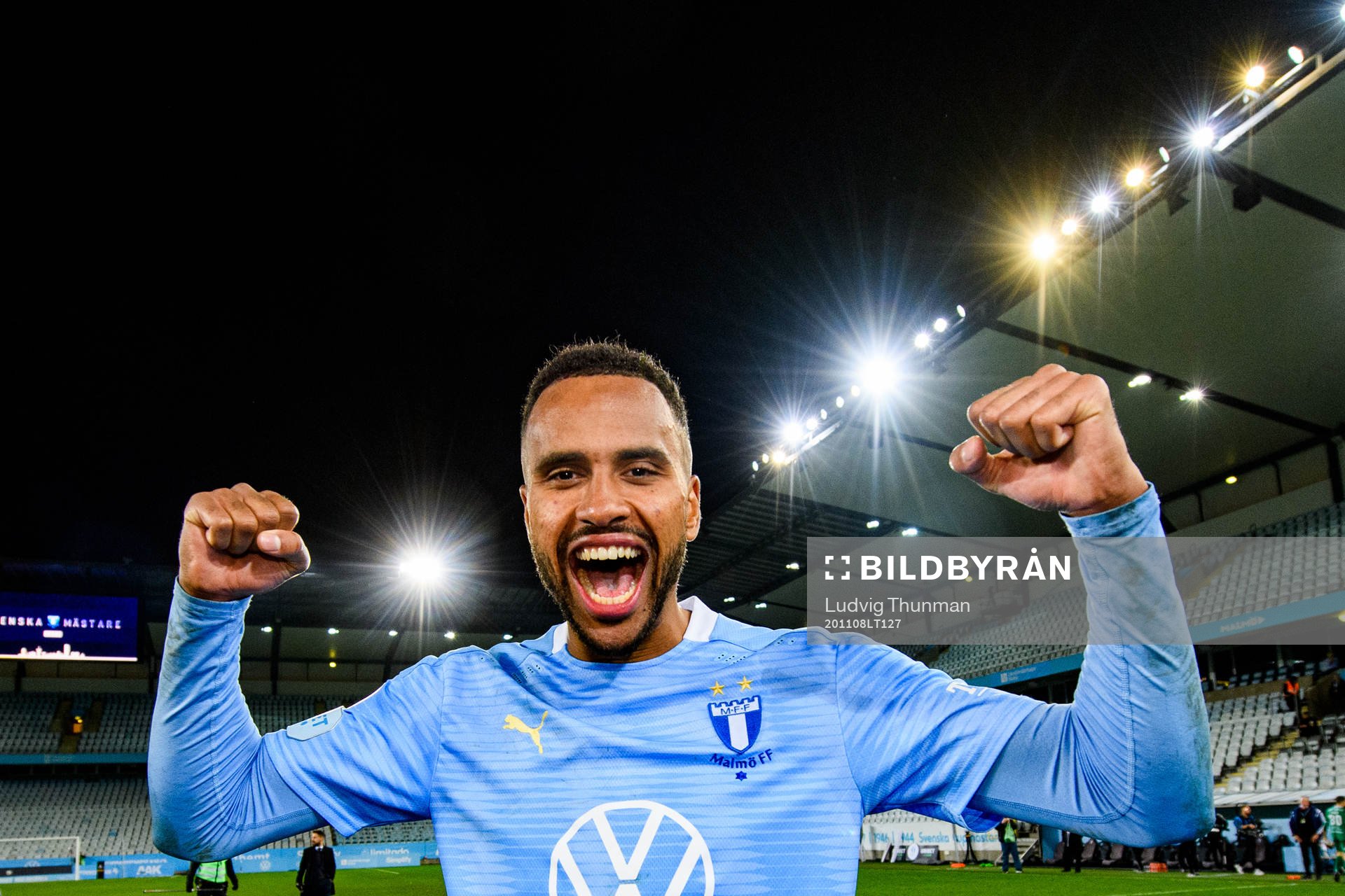 Malmö FFs Isaac Kiese Thelin jublar