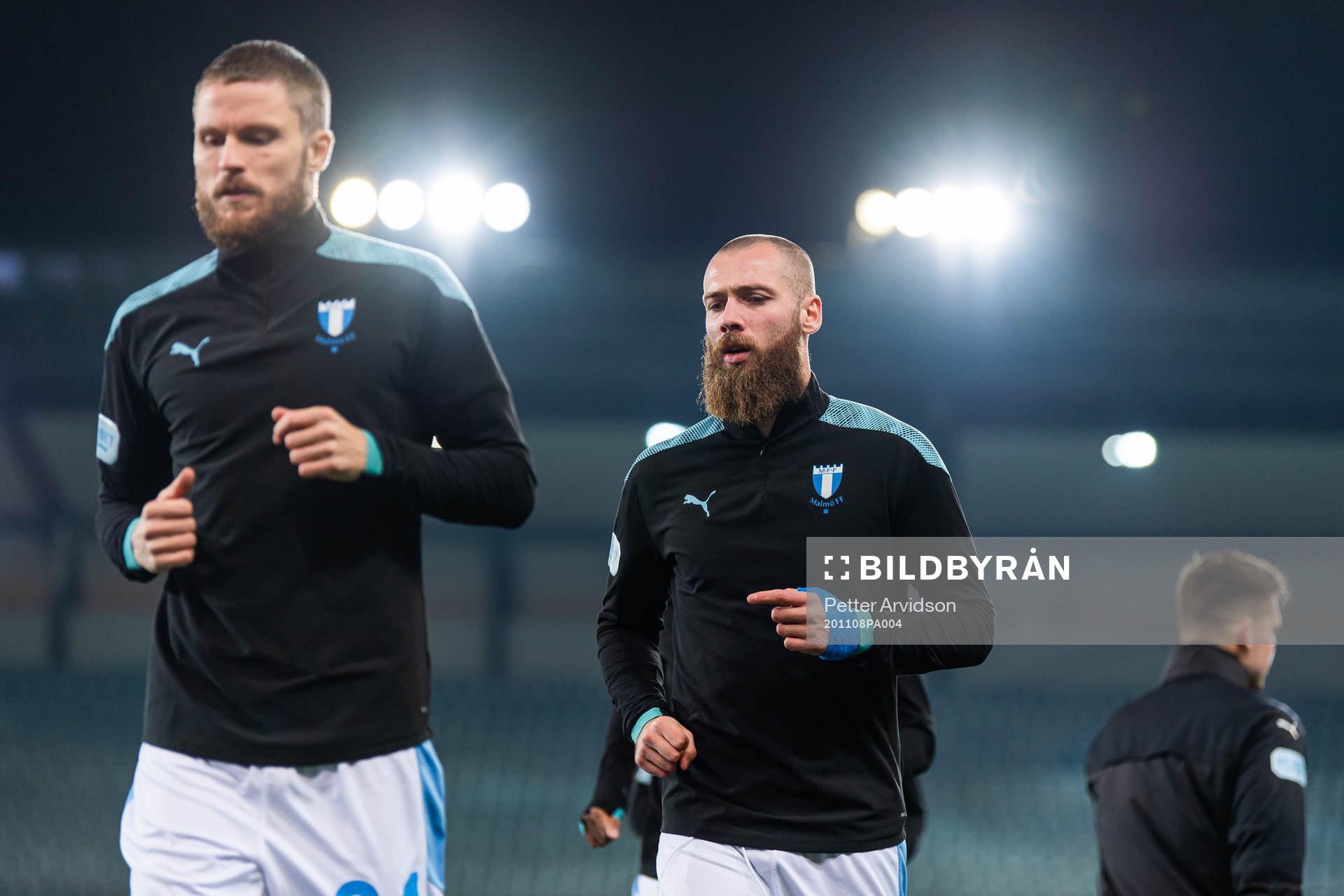 Malmö FFs Lasse Nielsen och Jo Inge Berget