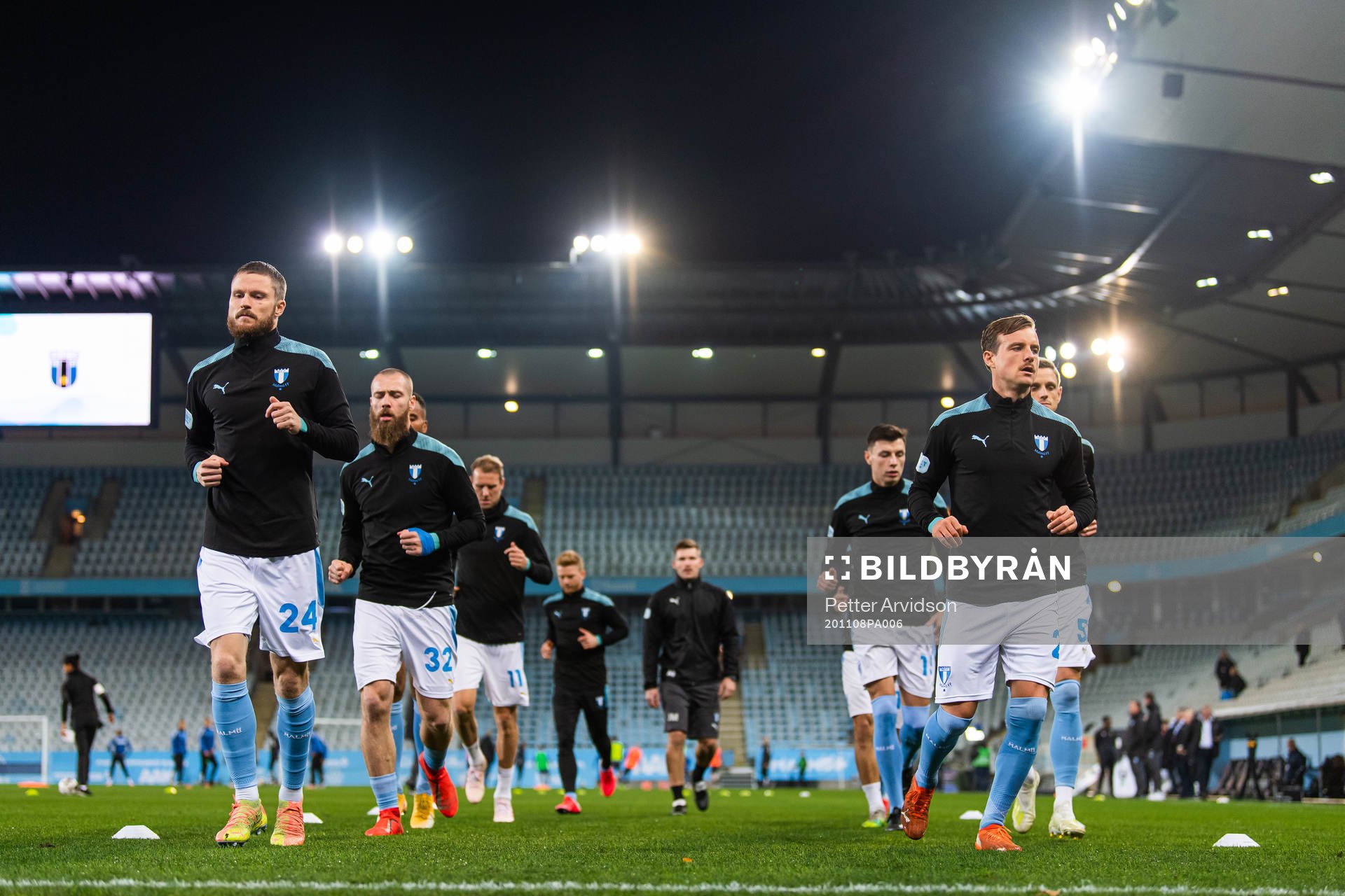 Malmö FFs Lasse Nielsen och Eric Larsson