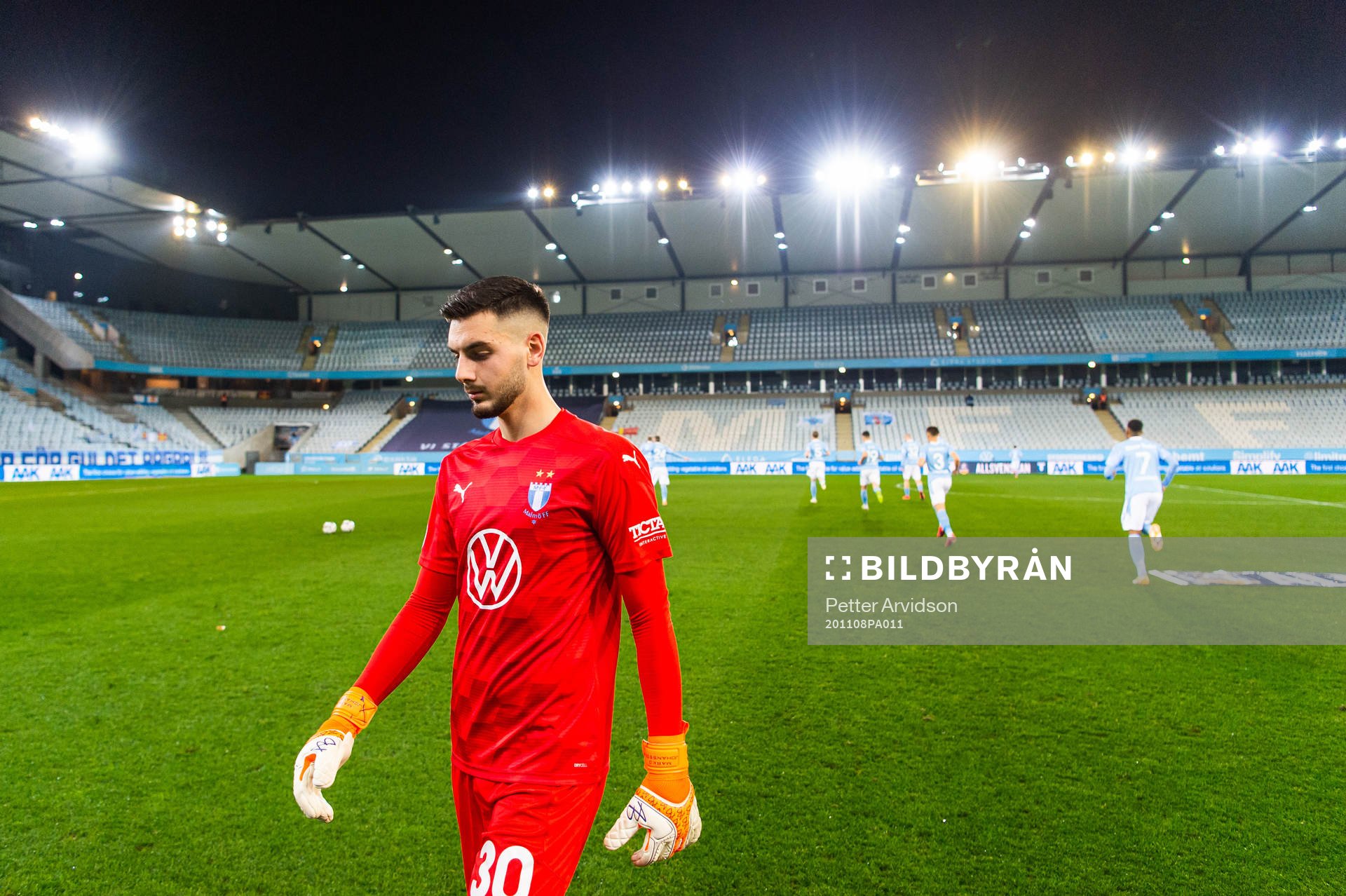 Malmö FFs  målvakt Marko Johansson