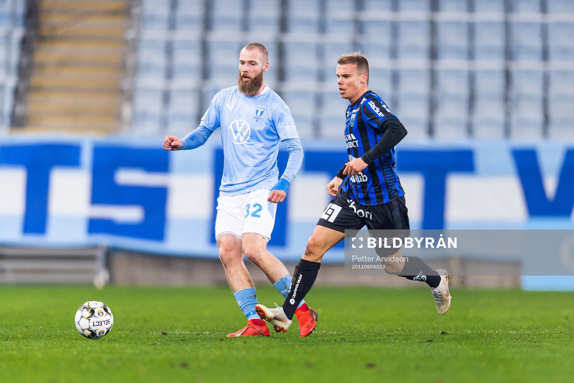 Malmö FFs  Jo Inge Berget och Sirius Elias Andersson