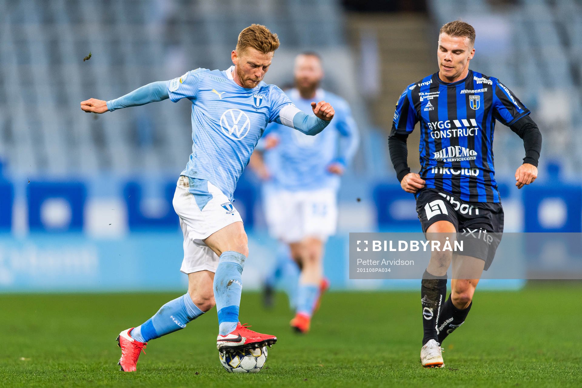 Malmö FFs  Anders Christiansen och Sirius Elias Andersson