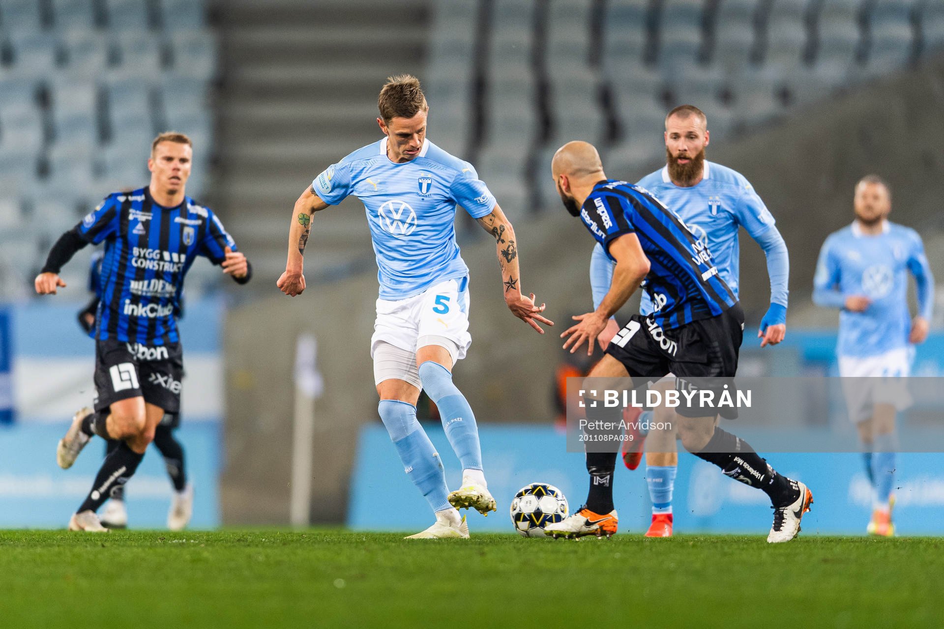 Malmö FFs Sören Rieks och Sirius Karl Larson