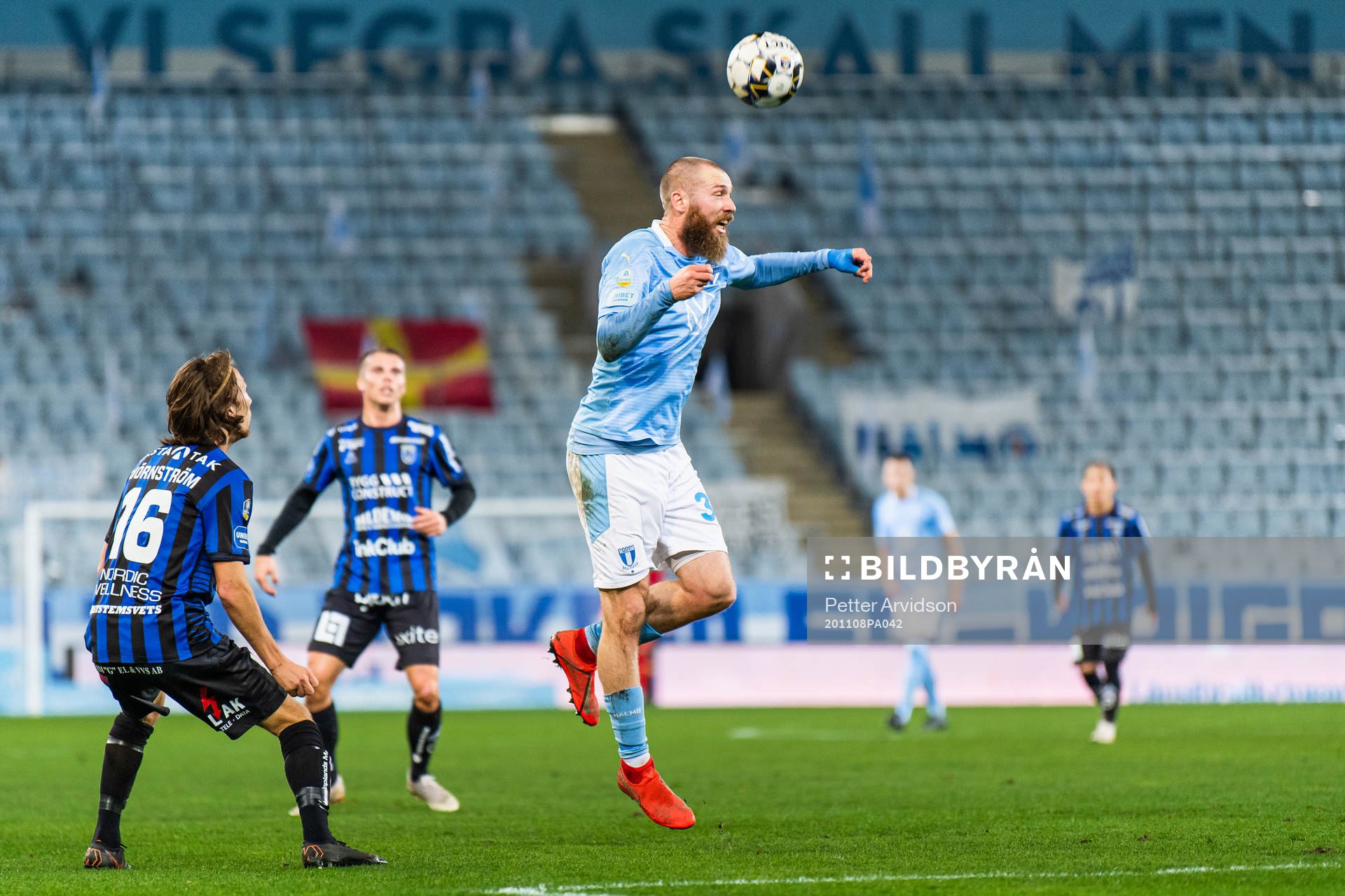 Malmö FFs  Jo Inge Berget och Sirius Axel Björnström