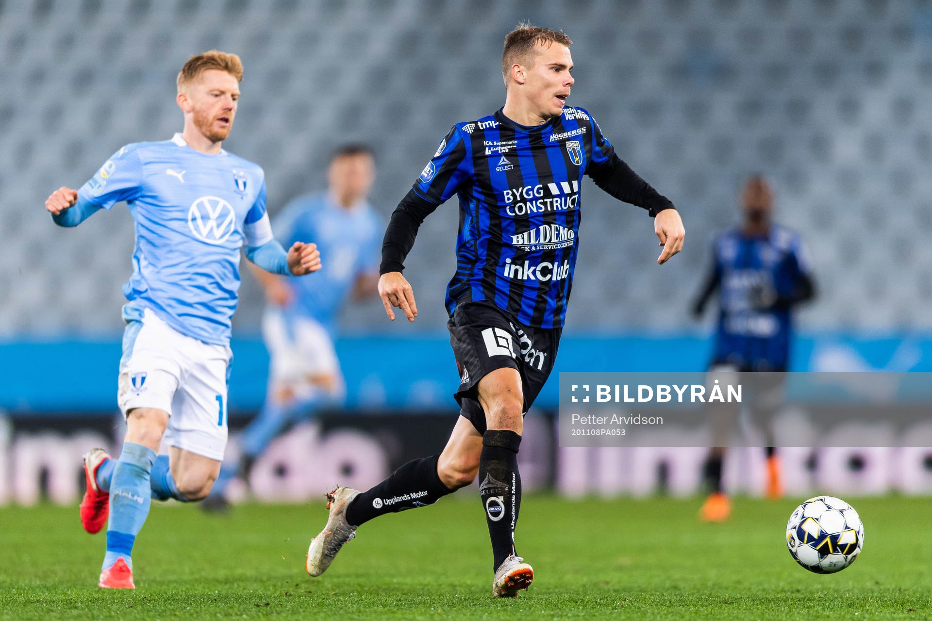Malmö FFs Anders Christiansen och Sirius Elias Andersson