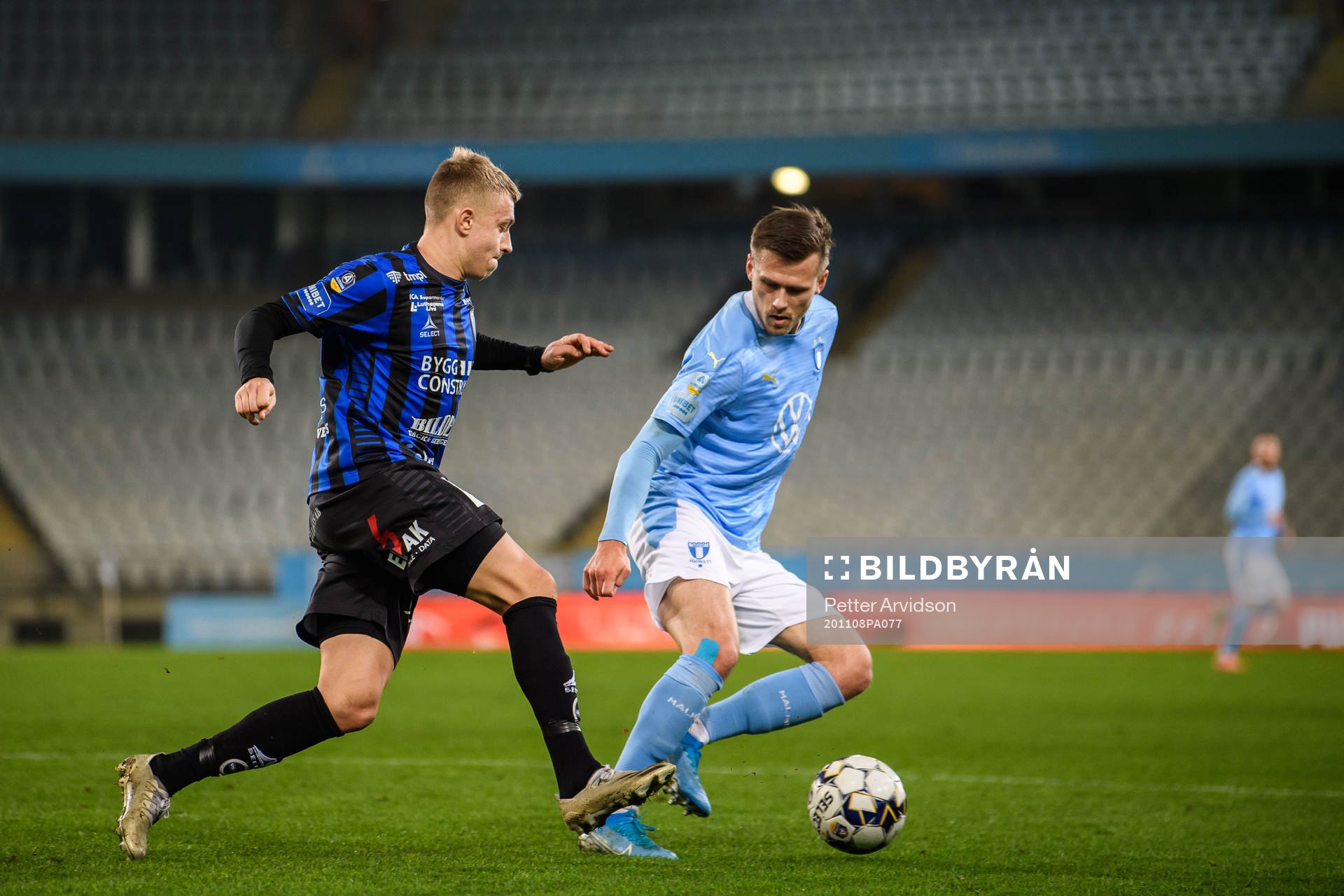 Sirius Simon Gefvert och Malmö FFs Arnór Traustason