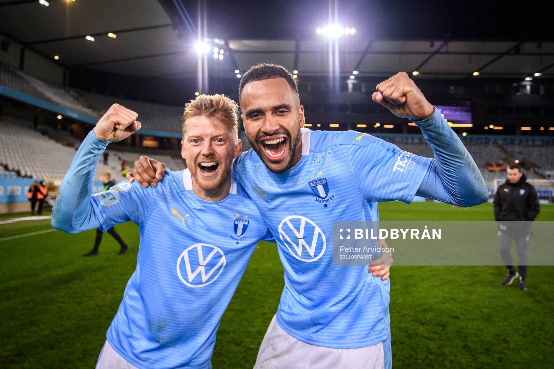 Malmö FFs Anders Christiansen och Isaac Kiese Thelin