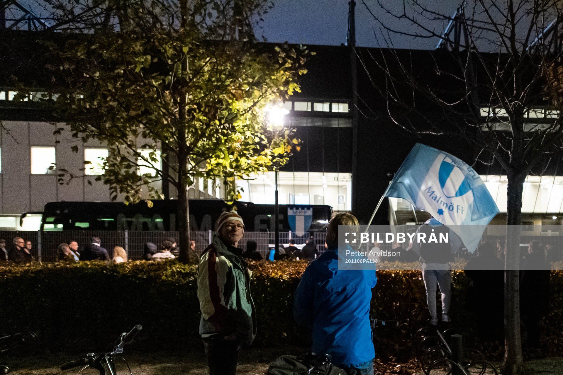 Malmö FFs supportrar jublar