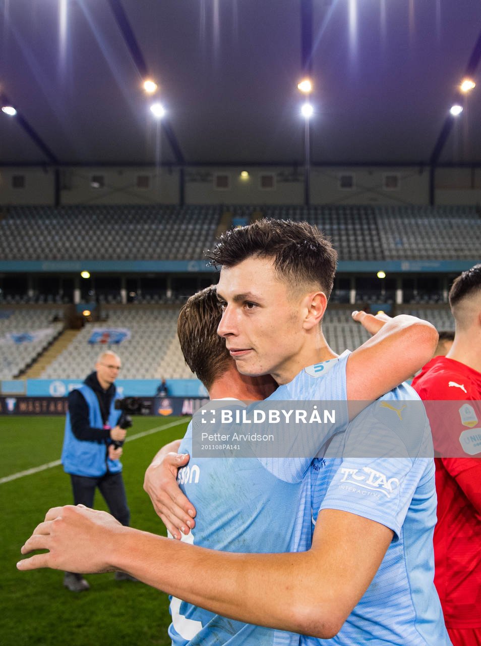 Malmö FFs Anel Ahmedhodzic jublar över SM-guldet