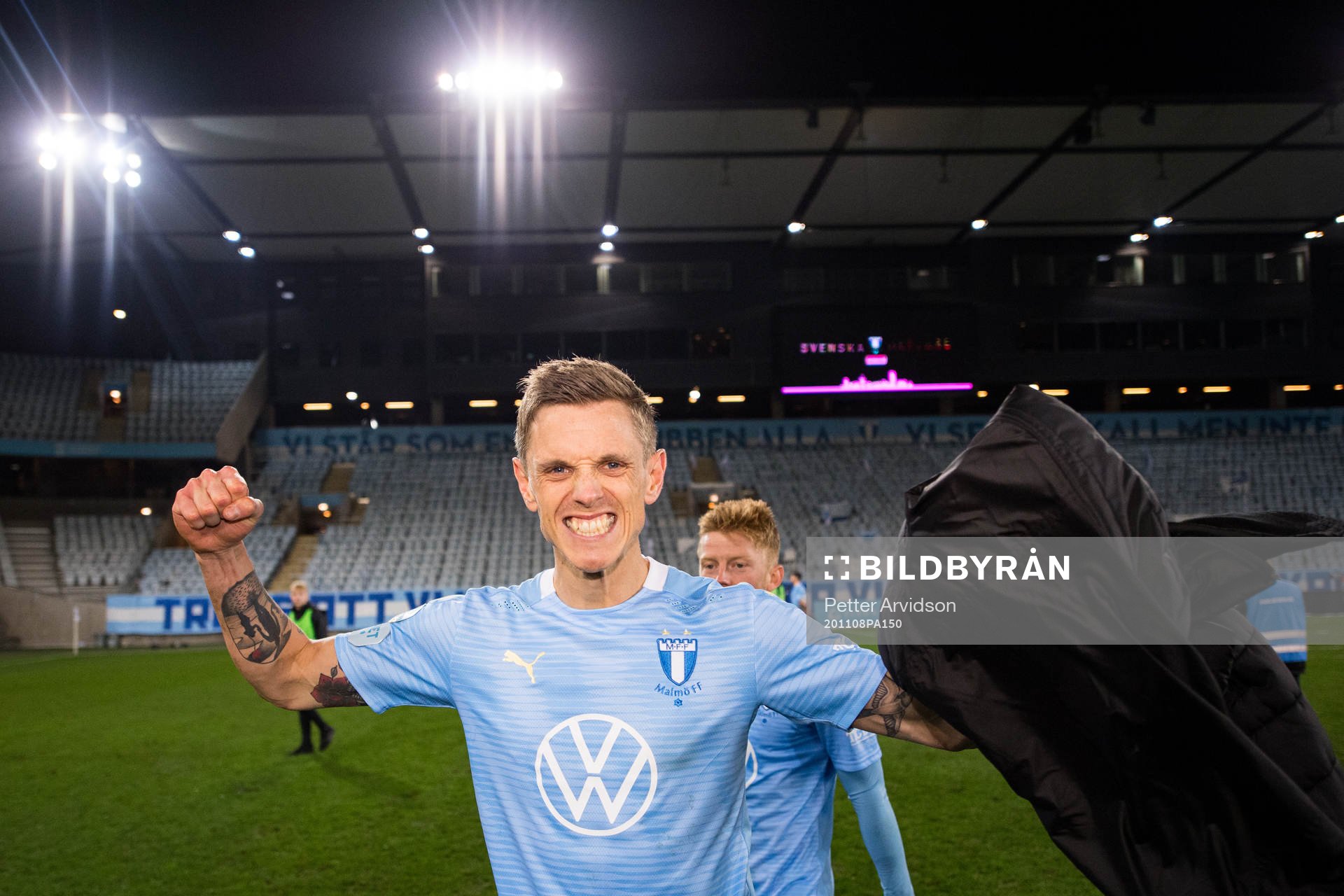 Malmö FFs Sören Rieks jublar över SM-guldet