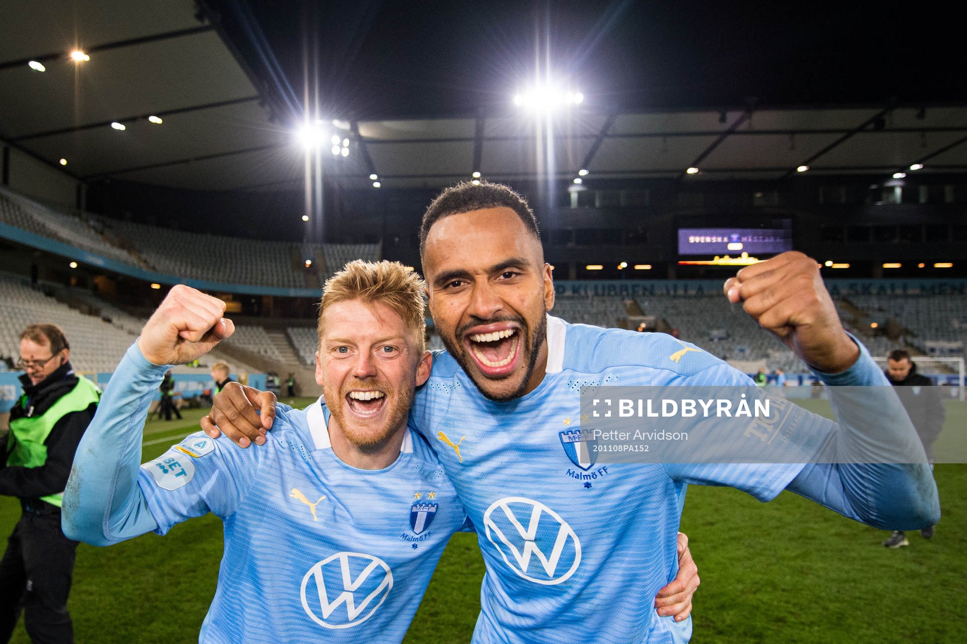 Malmö FFs Anders Christiansen och Isaac Kiese Thelin
