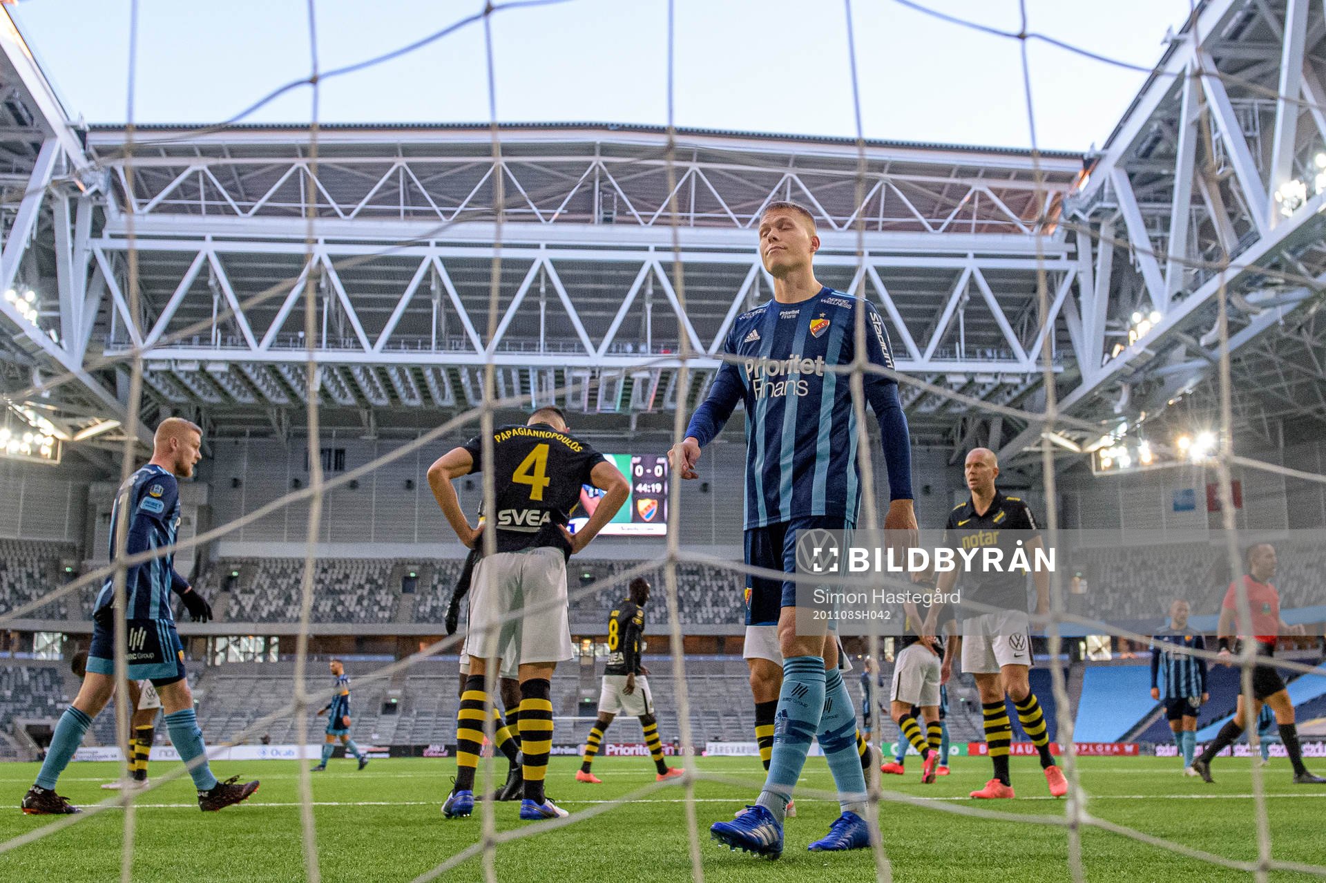 Djurgårdens Jonathan Augustinsson deppar