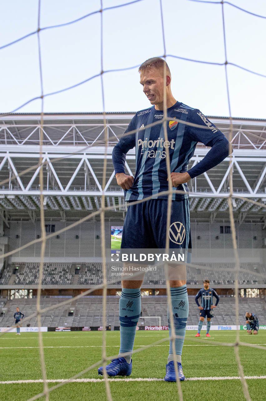 Djurgårdens Jonathan Augustinsson deppar