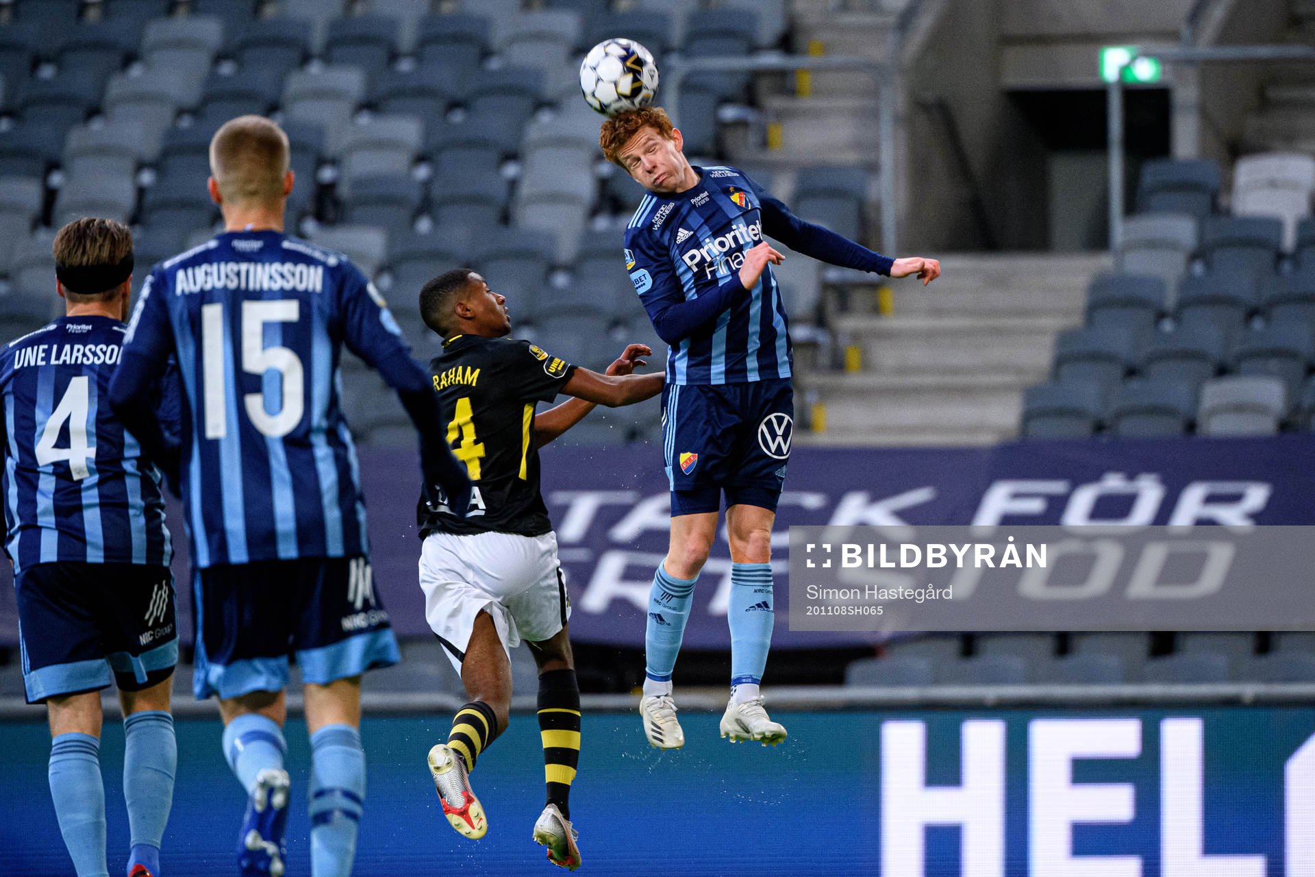 s Paulos Abraham och Djurgårdens Aslak Witry