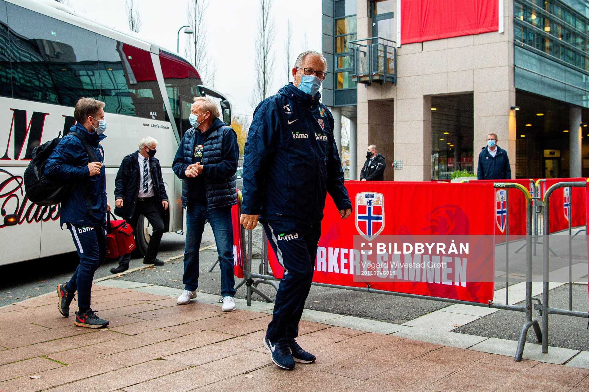 Lars Lagerbäck, head coach of the Norwegian national