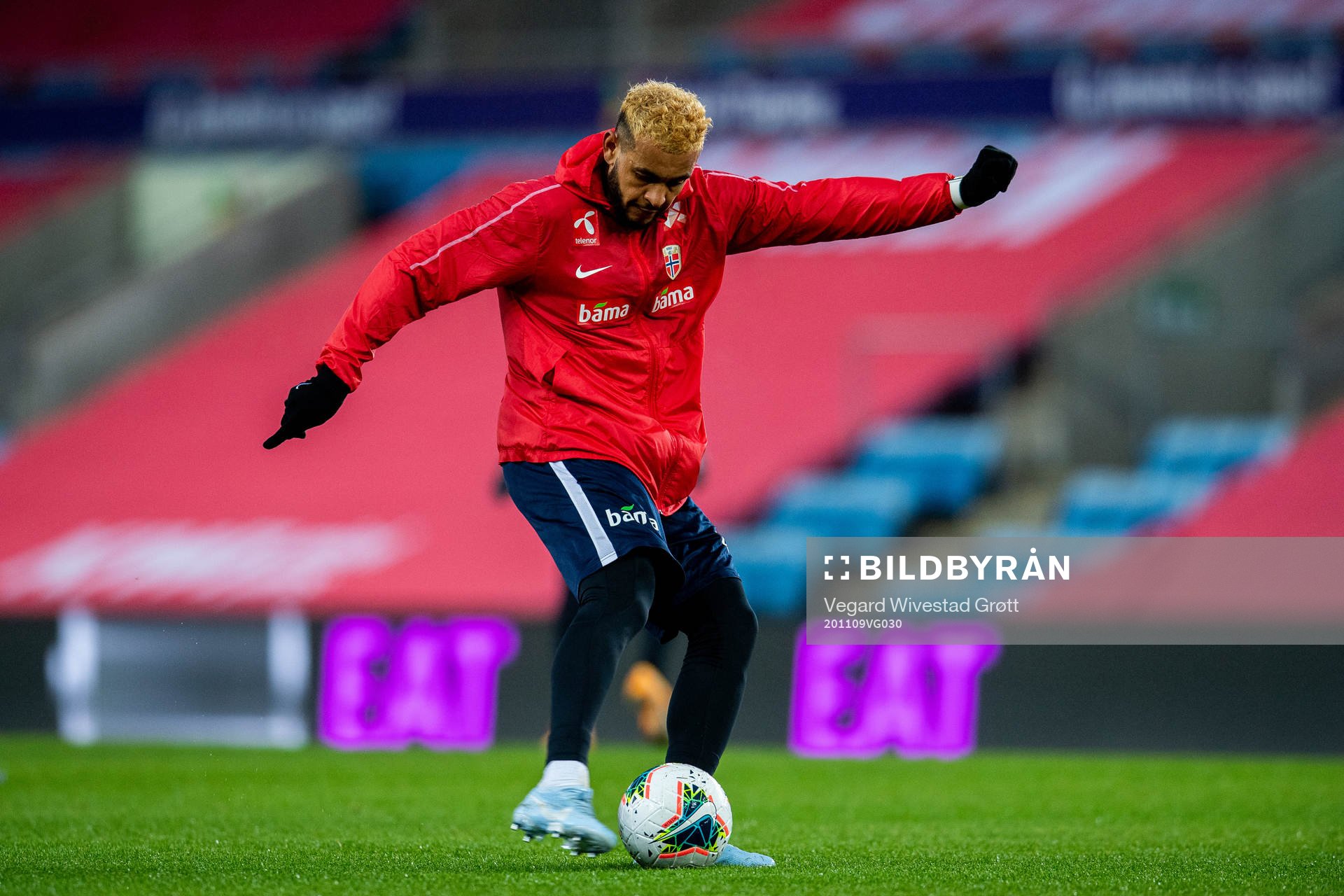 Joshua King of the Norwegian national football team