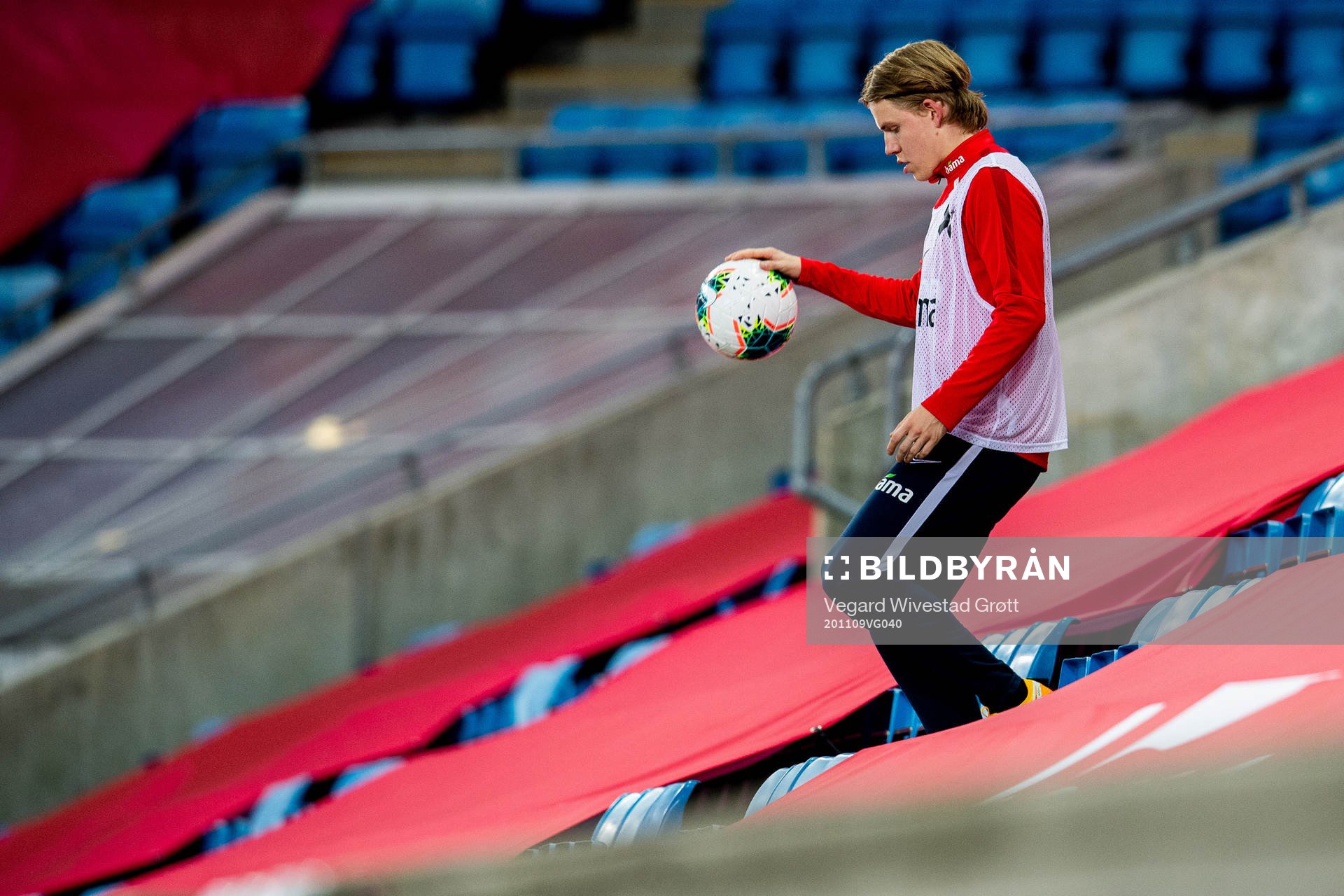 Jens Petter Hauge of the Norwegian national football team