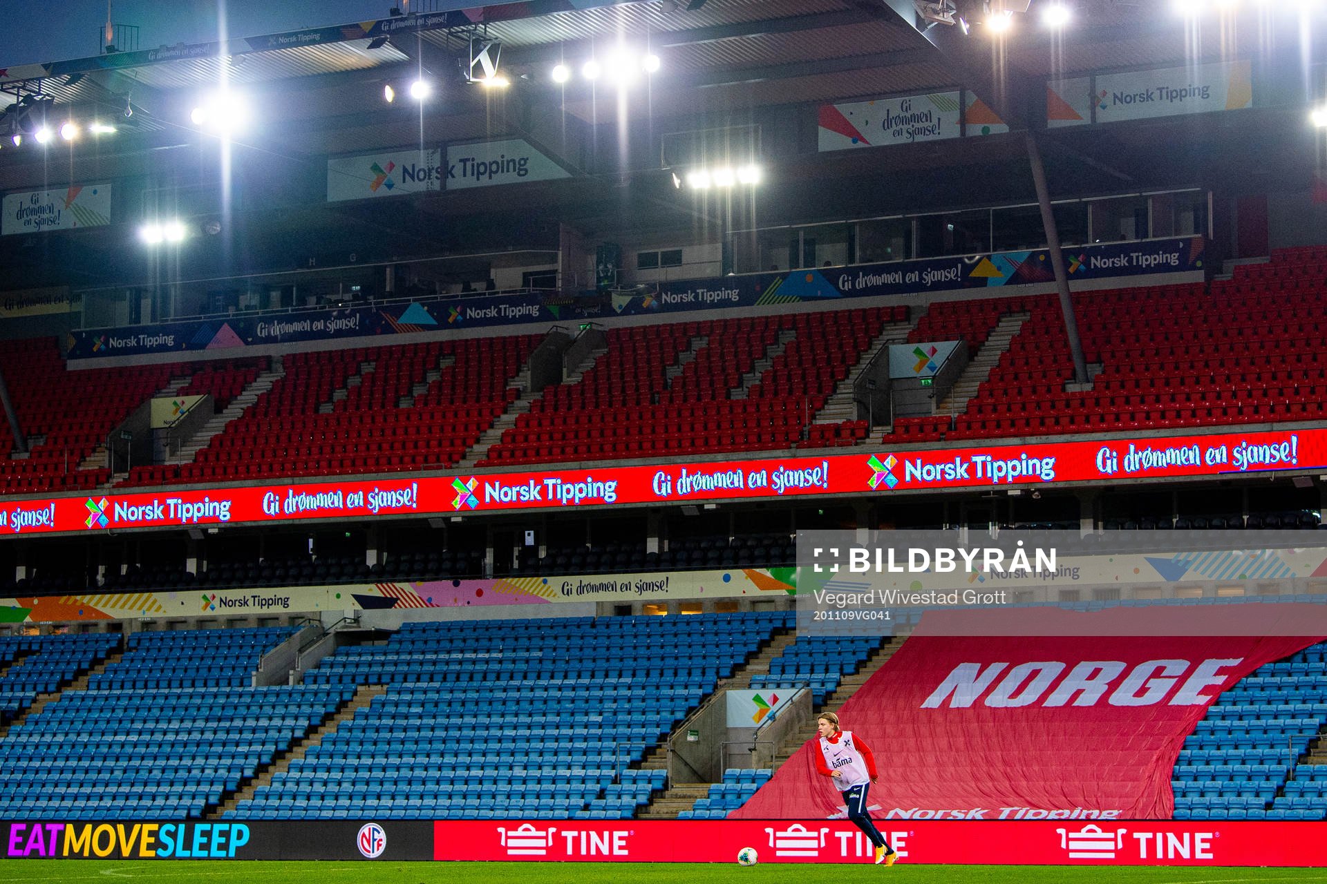 Jens Petter Hauge of the Norwegian national football team