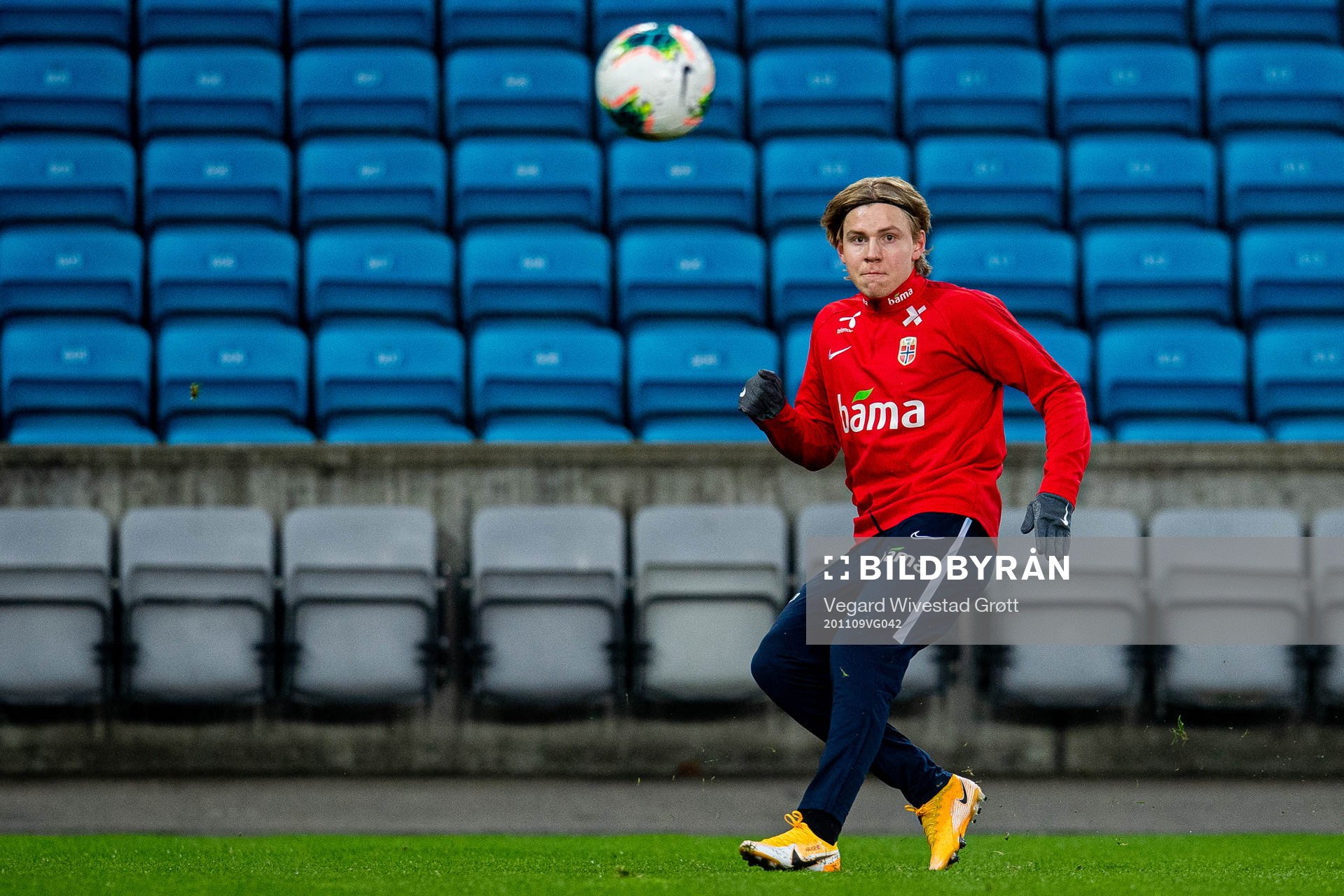 Jens Petter Hauge of the Norwegian national football team