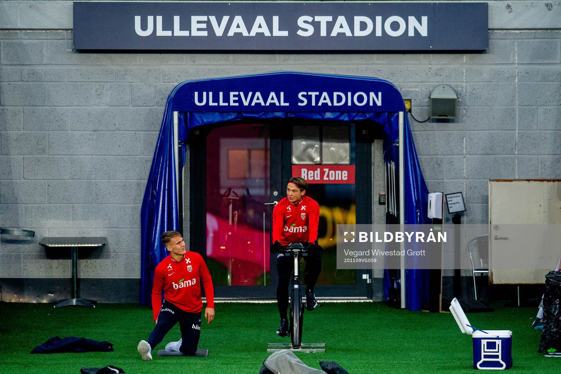 Leo Skiri Østigård and Patrick Berg of the Norwegian