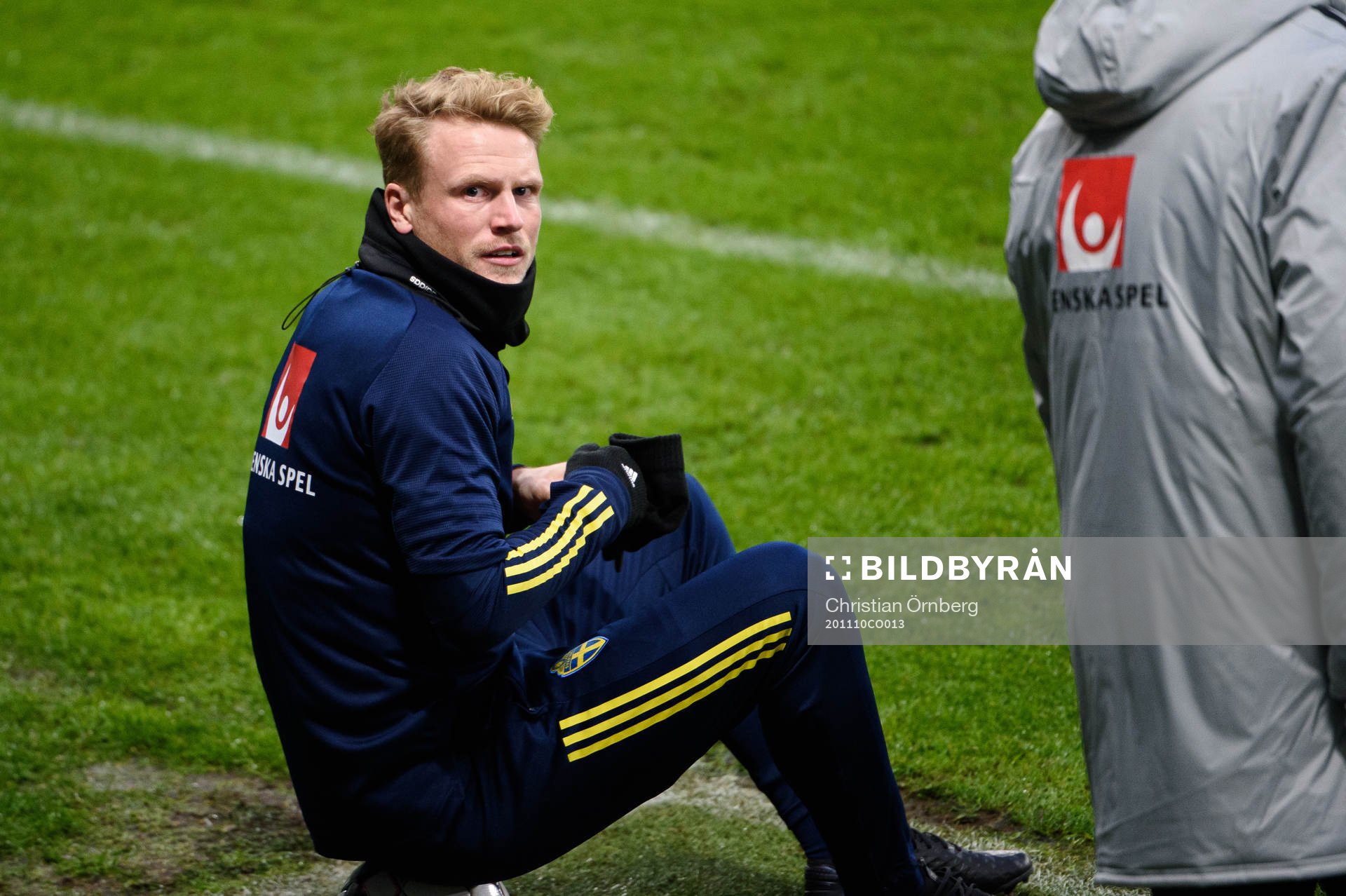 Oscar Hiljemark of the Swedish national football team