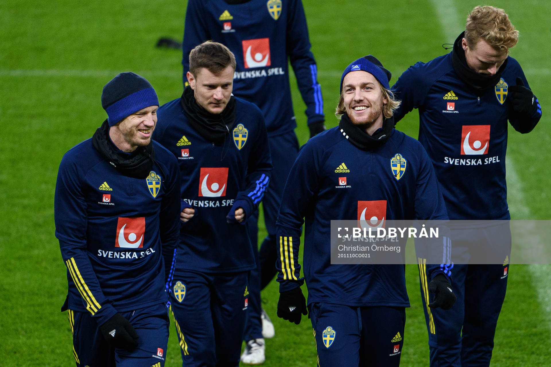 Gustav Svensson and Emil Forsberg of the Swedish national