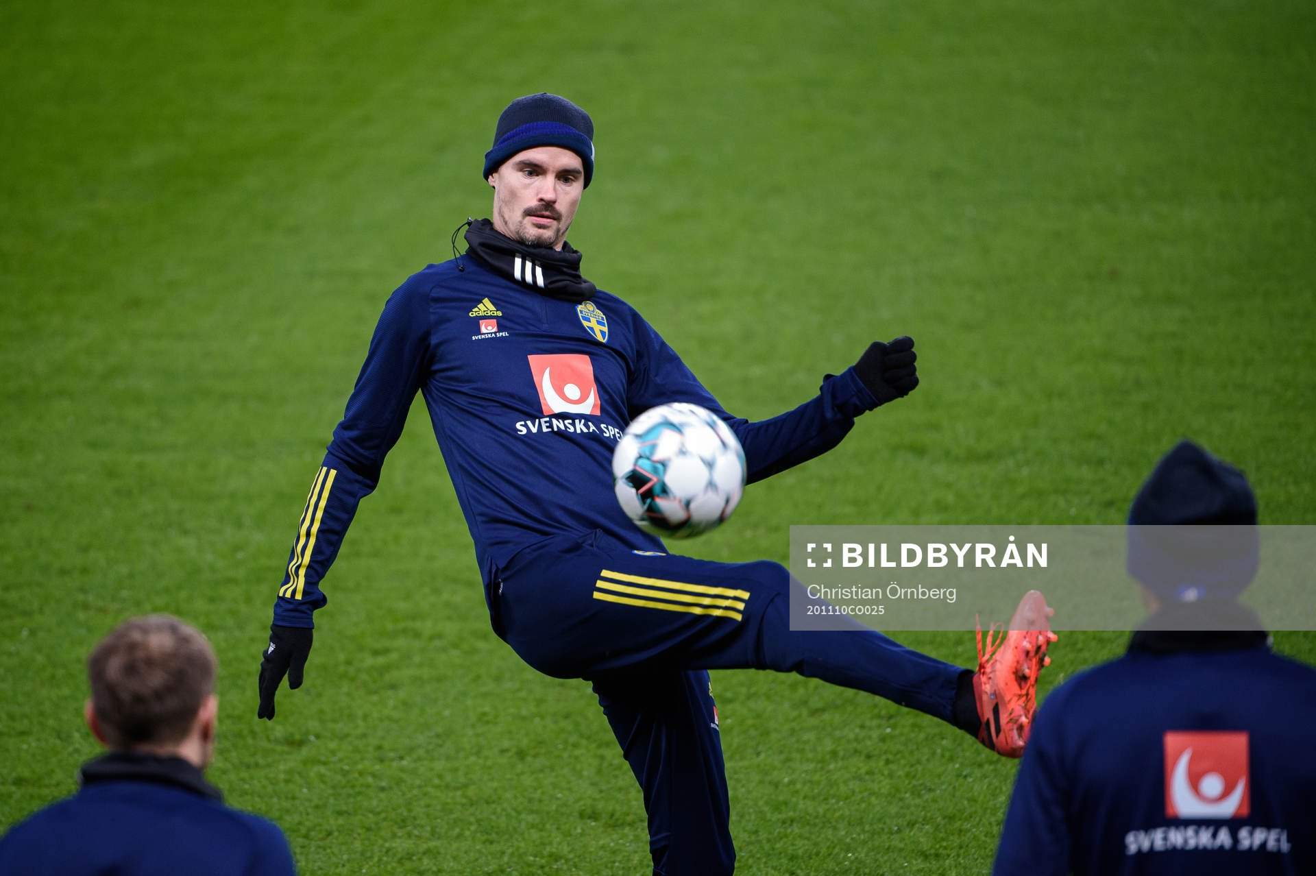 Mikael Lustig of the Swedish national football team