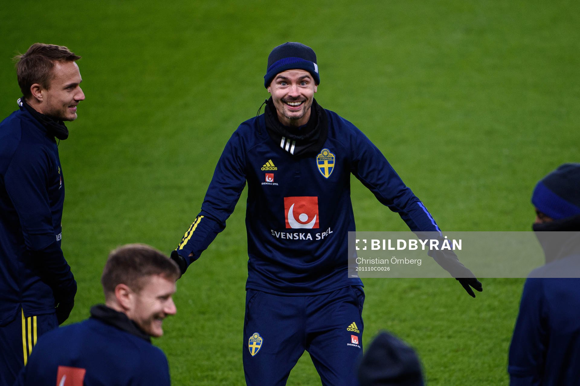 Mikael Lustig of the Swedish national football team