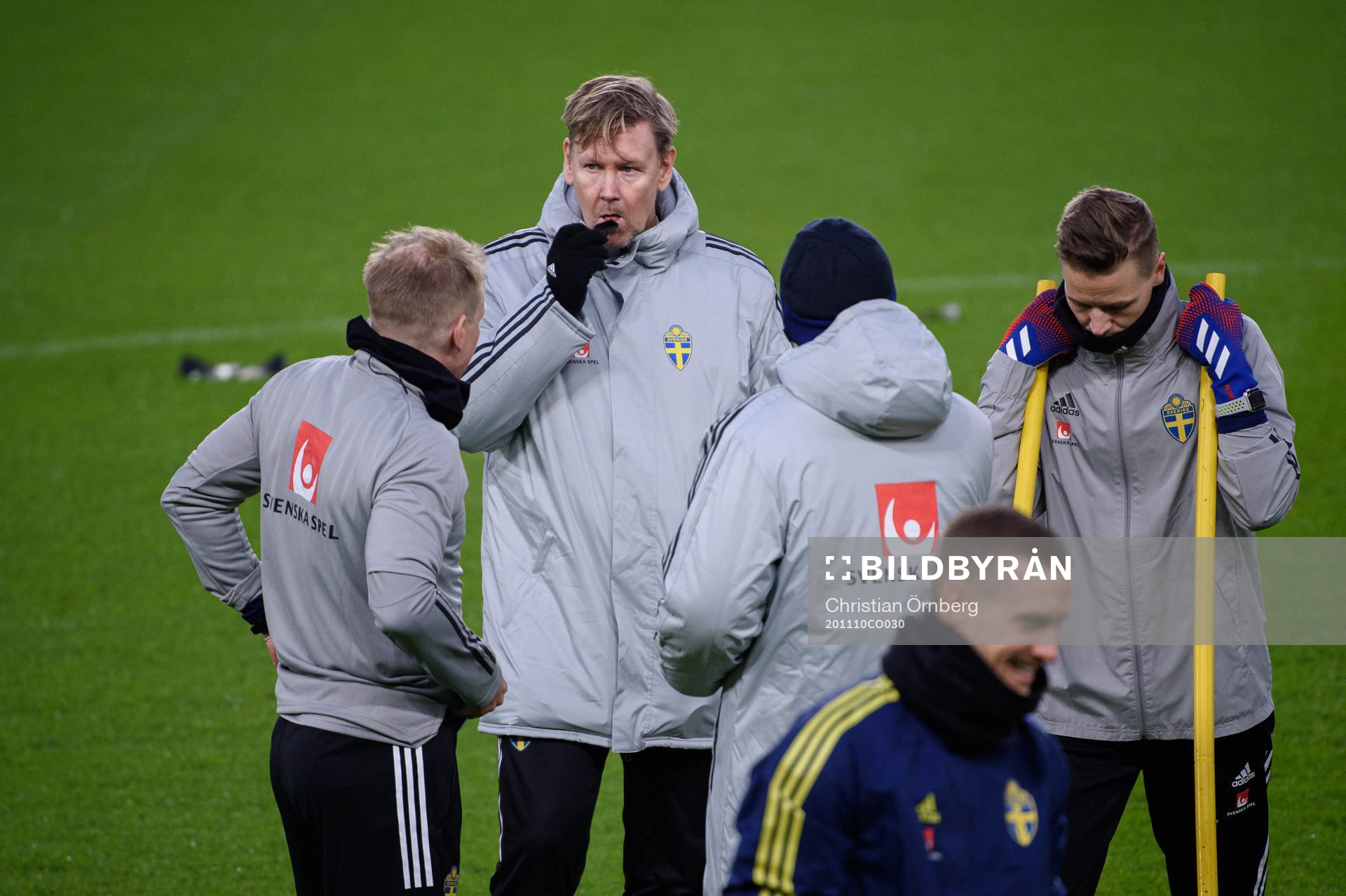 Assistant coach Peter Wettergren of the Swedish national