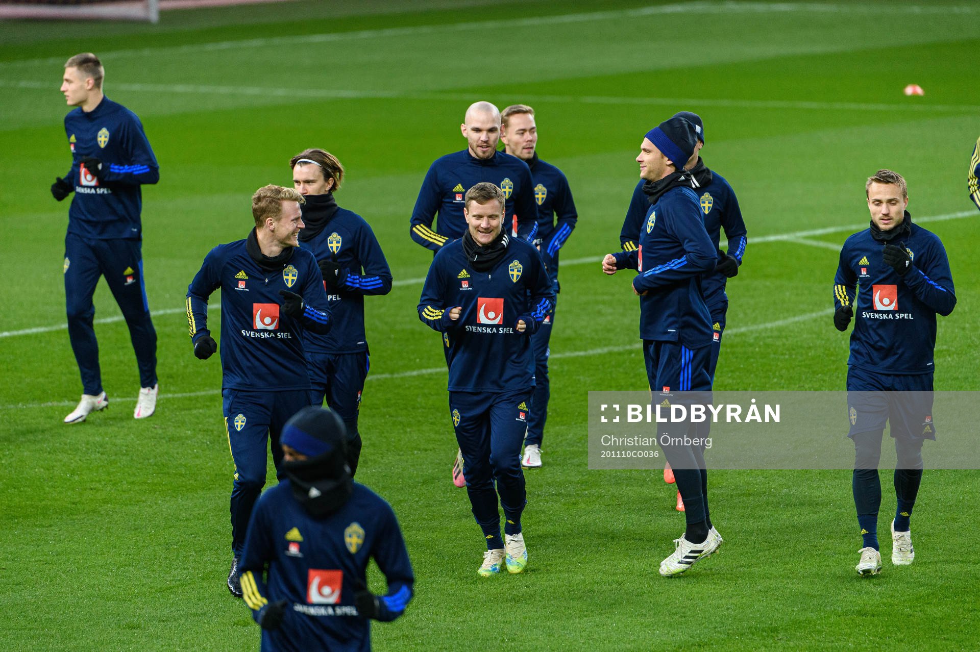 Oscar Hiljemark, Mattias Johansson, Albin Ekdal and Pierre