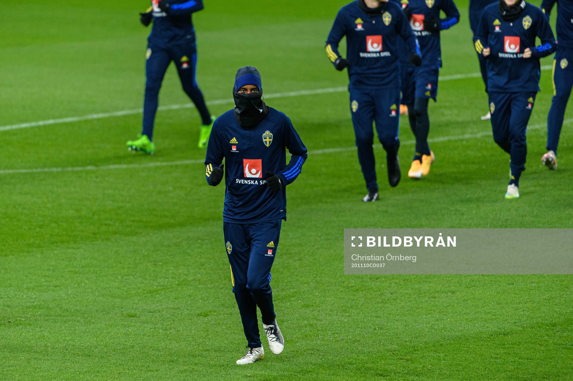 Alexander Isak of the Swedish national football team