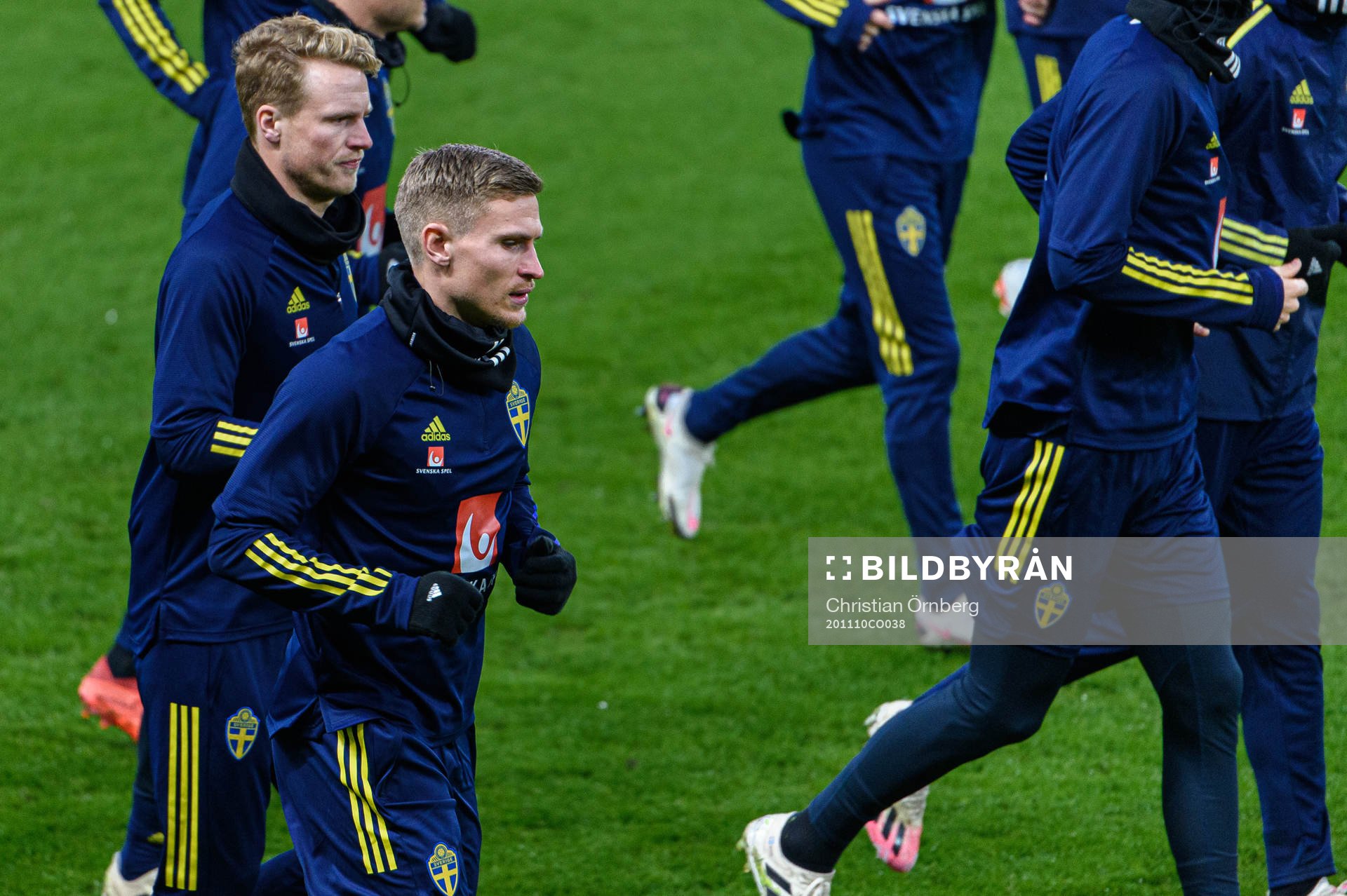 Carl Starfelt of the Swedish national football team