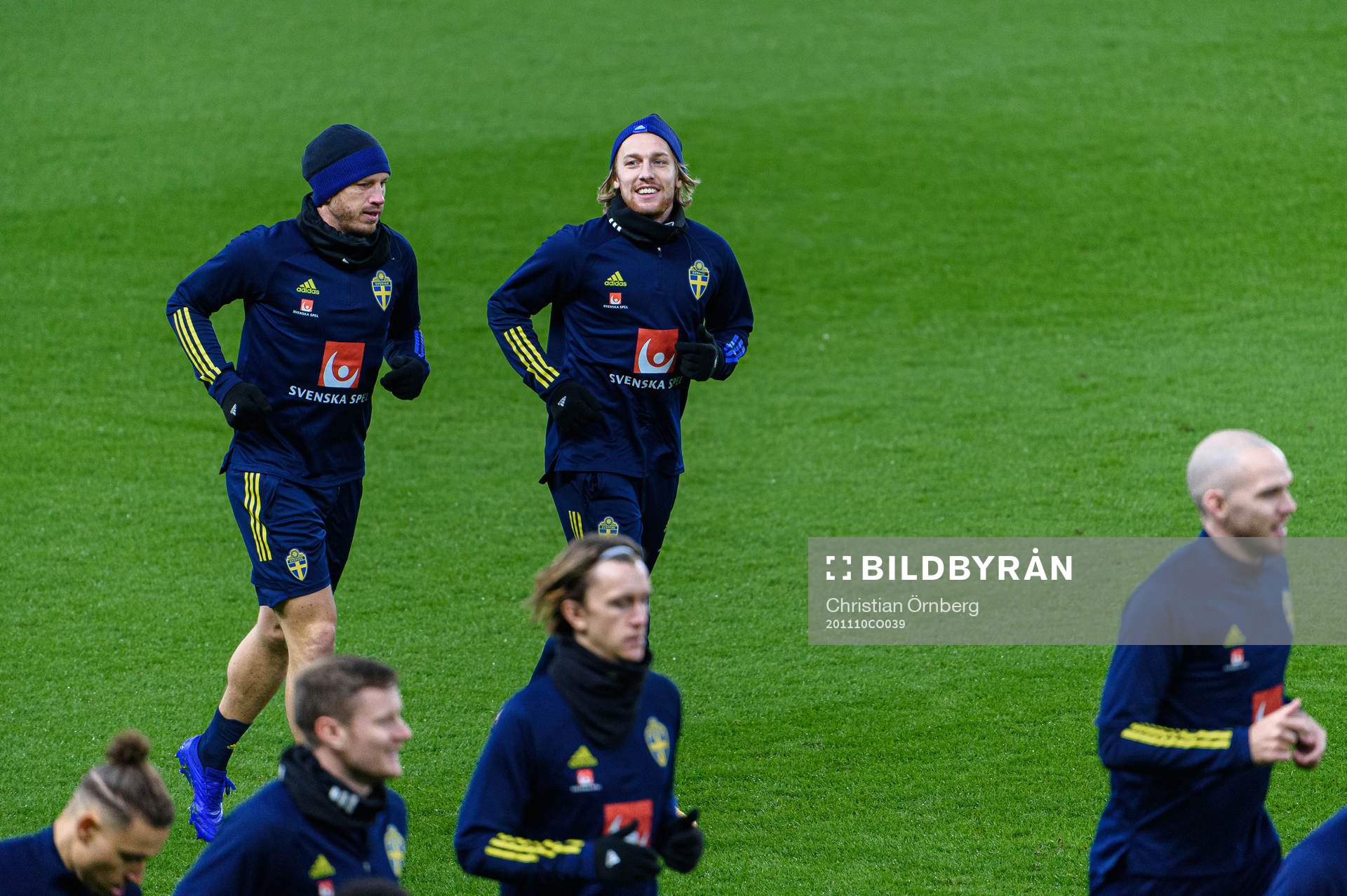 Gustav Svensson and Emil Forsberg of the Swedish national