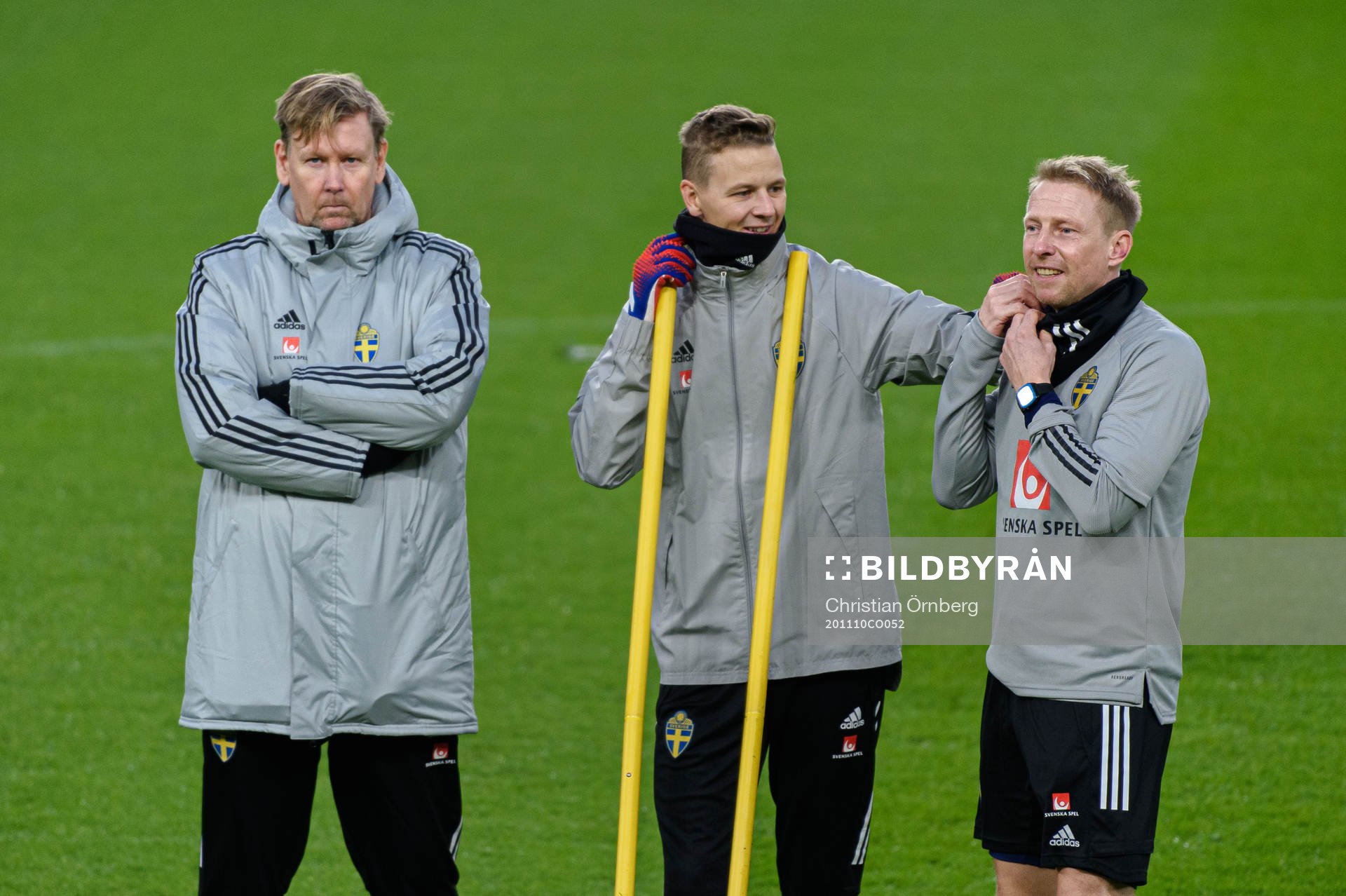 Assistant coach Peter Wettergren, Goalkeeper coach Maths